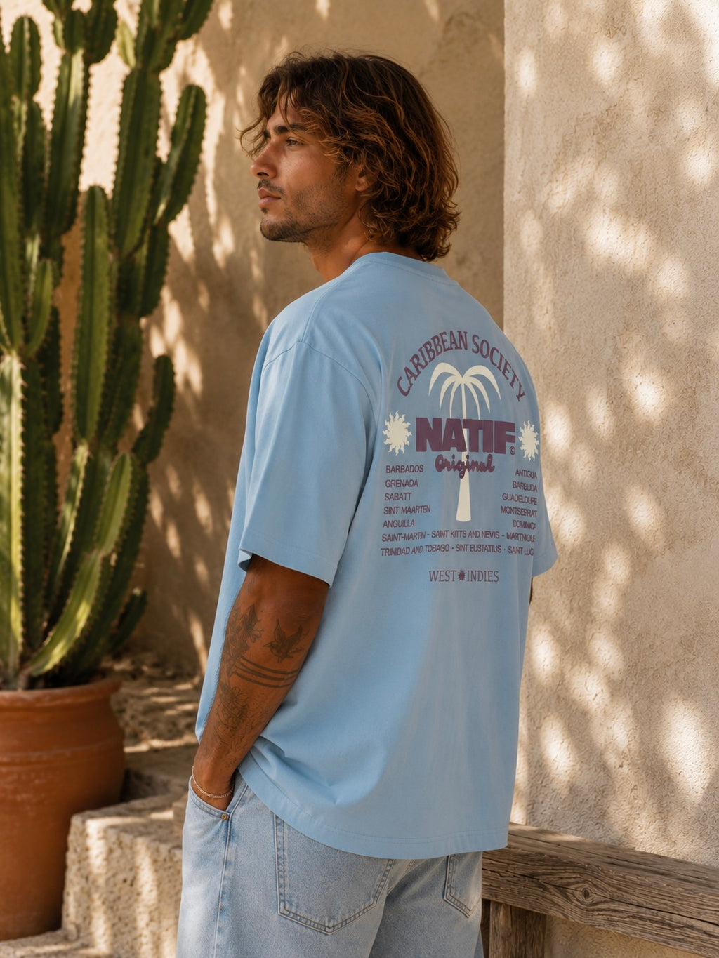 T-SHIRT LOOSE CARRIBEAN SOCIETY