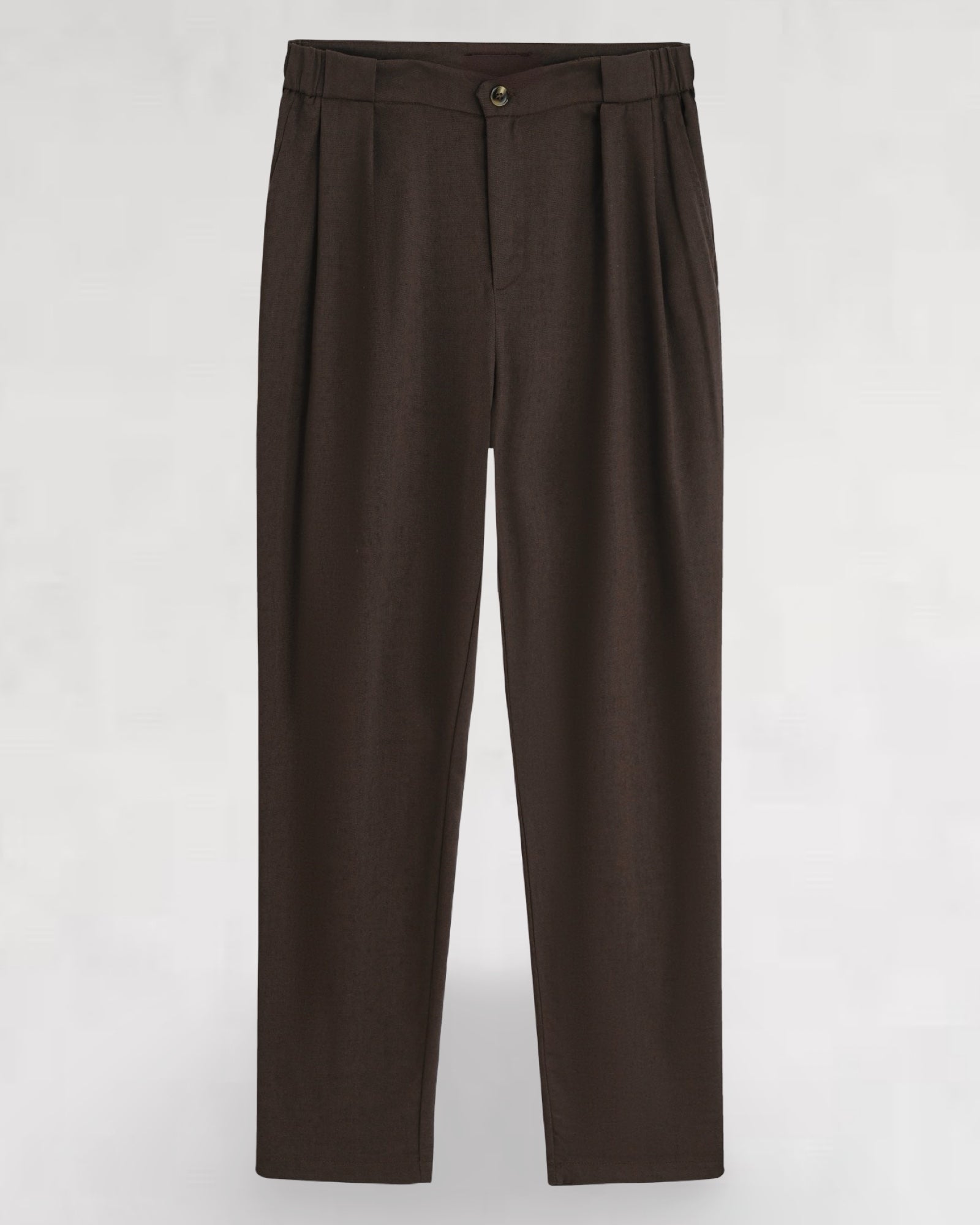 Pantalon tailleur coton lin