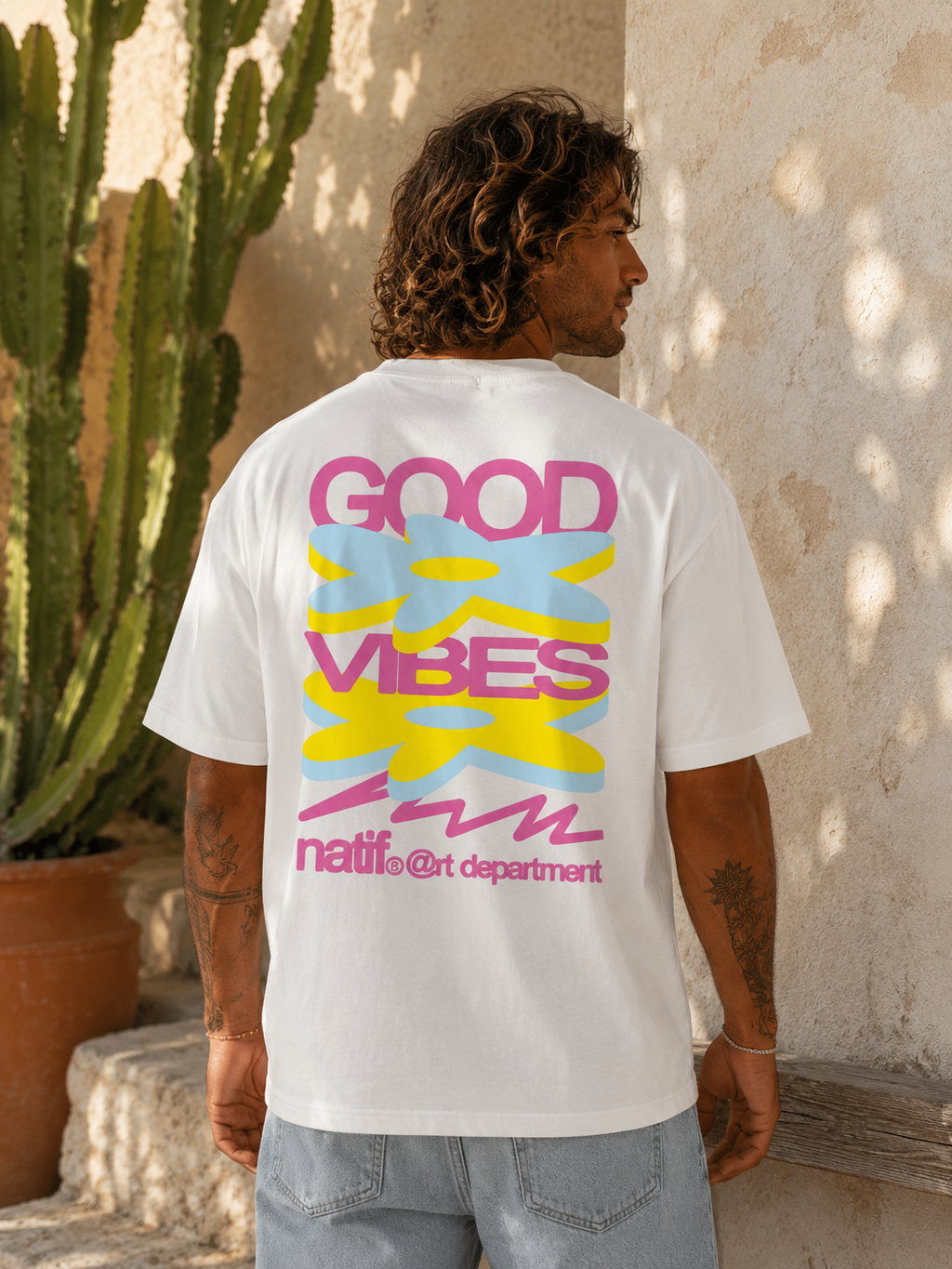 T-SHIRT LOOSE GOOD VIBES