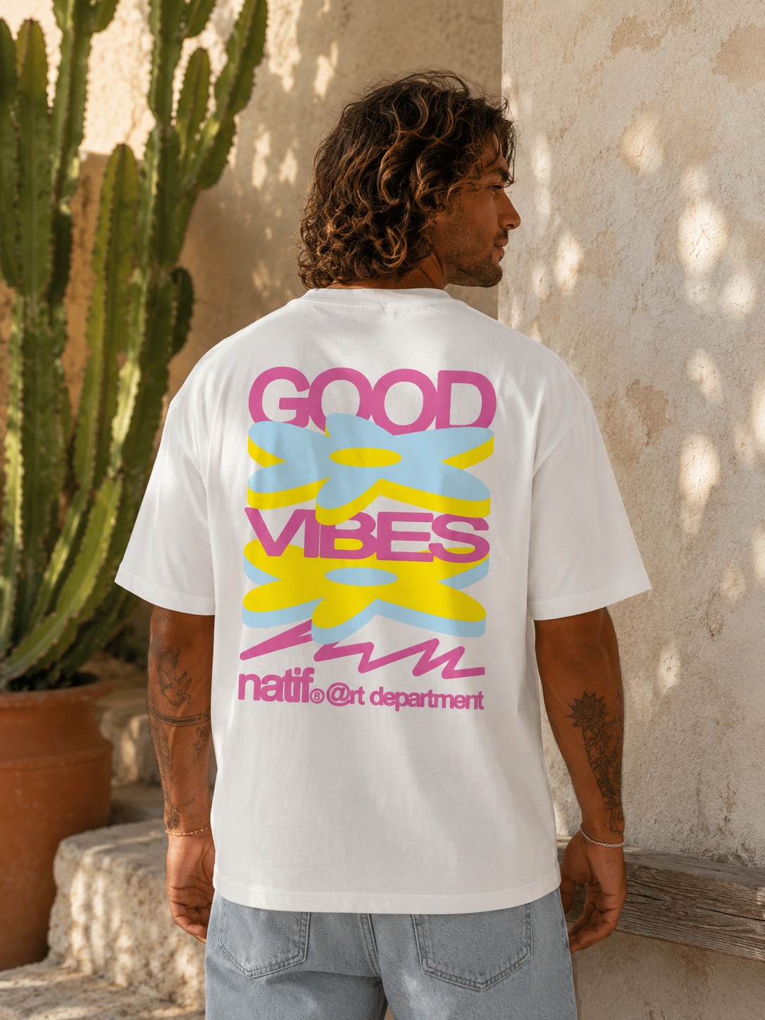 T-SHIRT LOOSE GOOD VIBES