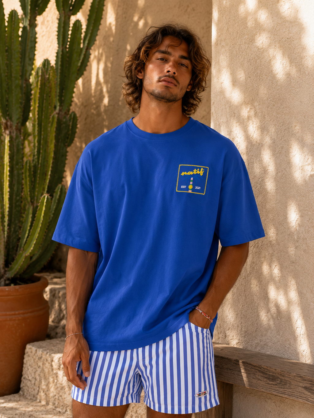 T-SHIRT LOOSE PALM EST
