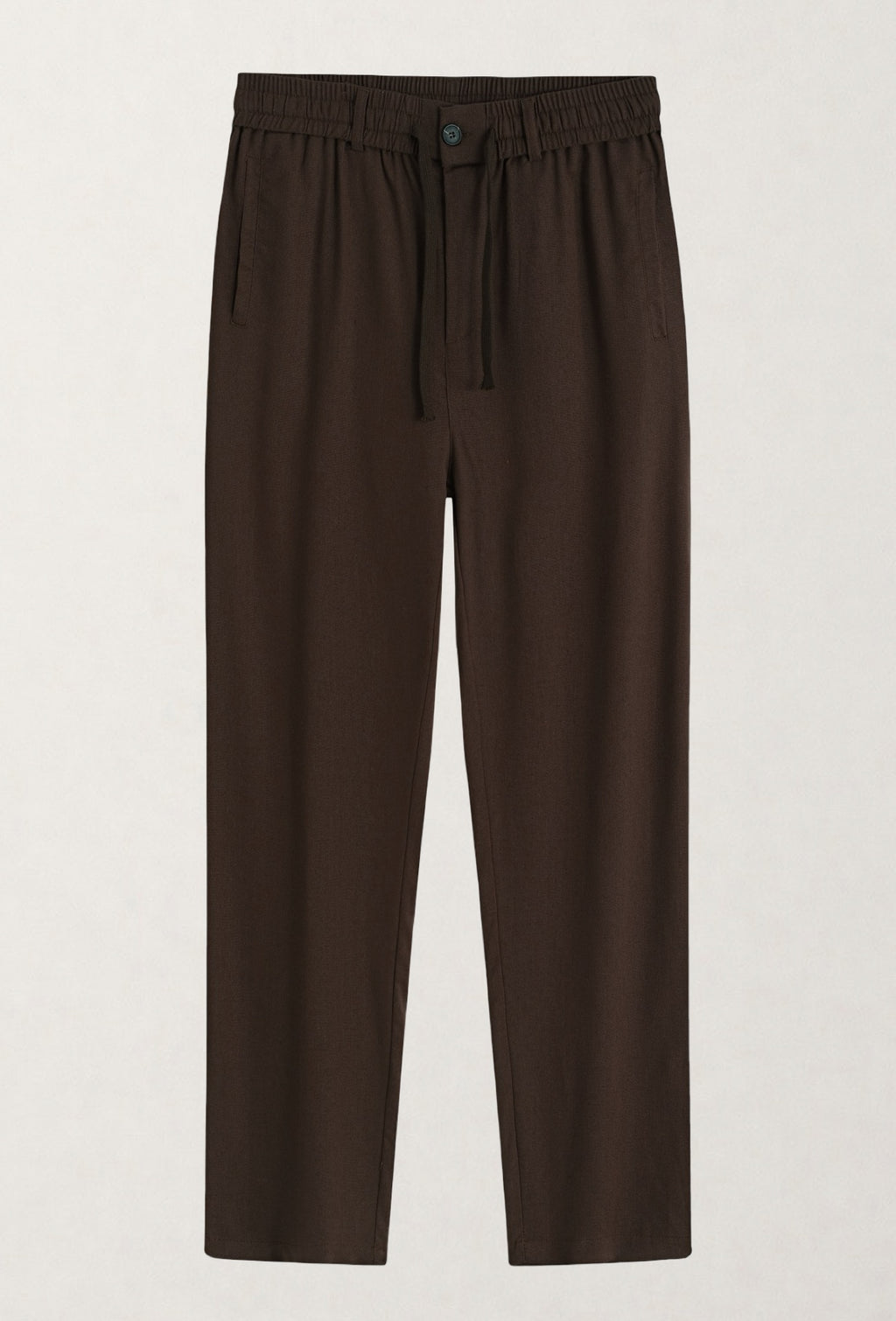 PANTALON EN TOILE UNI