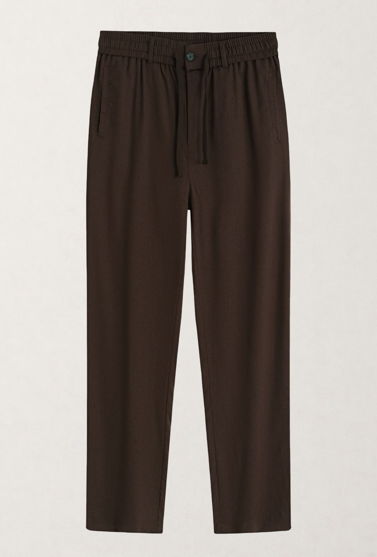 PANTALON EN TOILE UNI