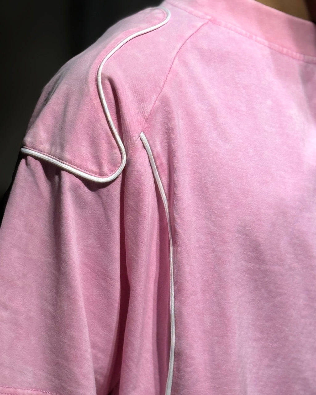 T-SHIRT BOXY A EMPIECEMENTS