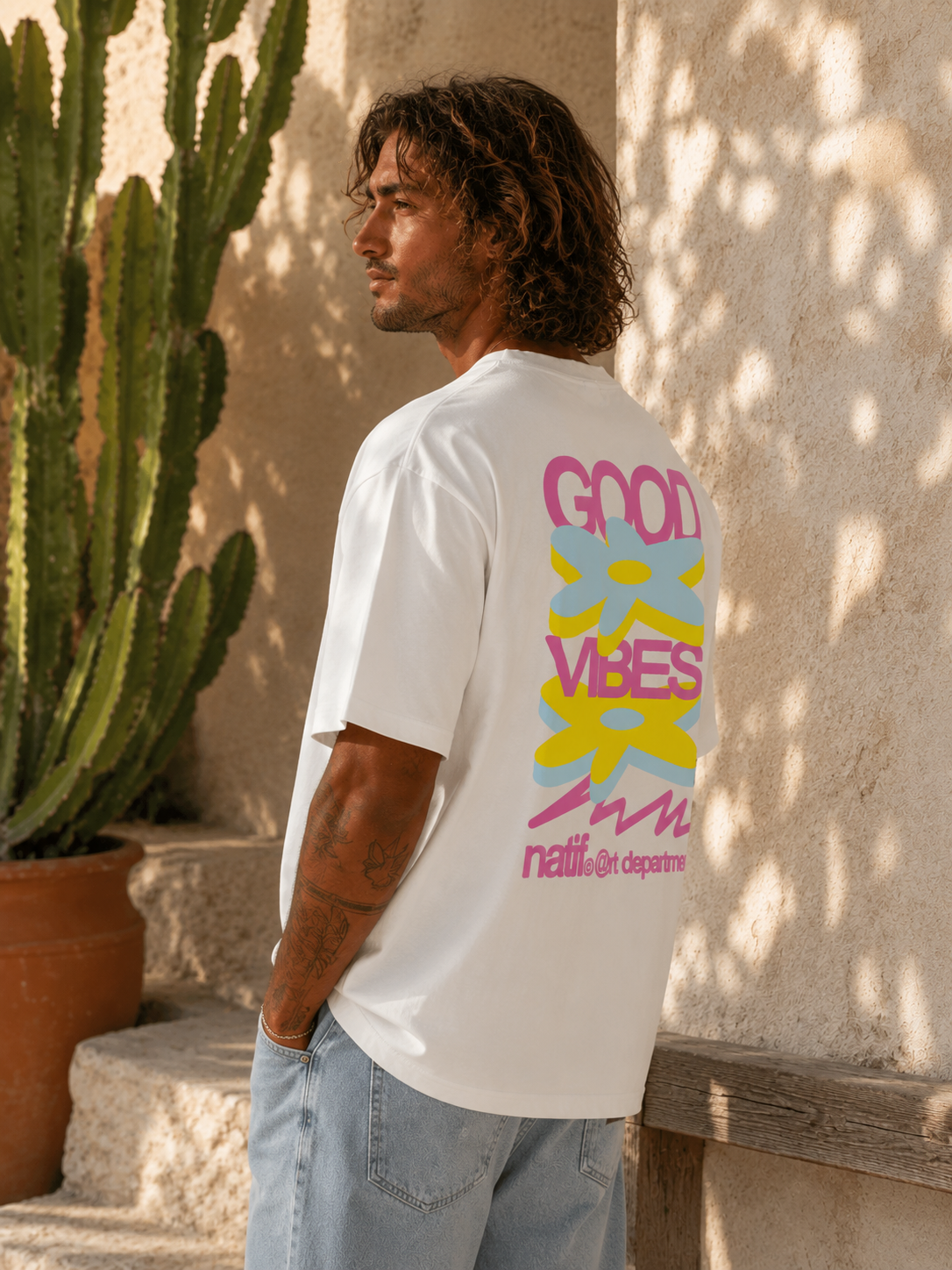 T-SHIRT LOOSE GOOD VIBES