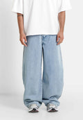 Jeans "Oversize Ballon" bleu