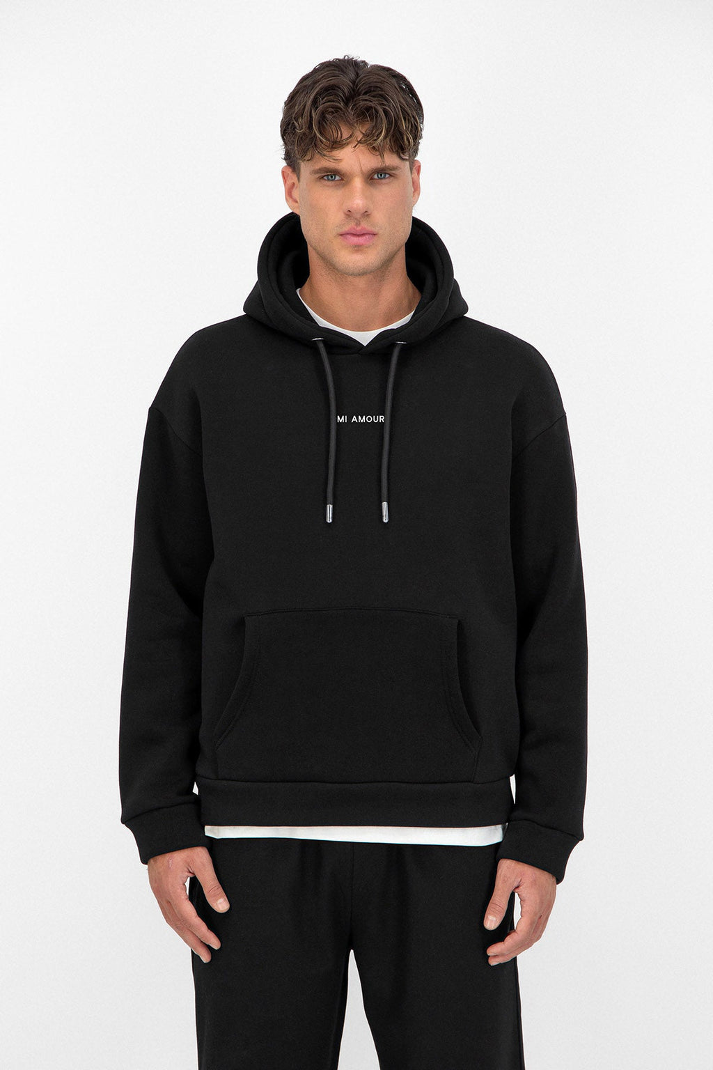 Hoodie noir "MI AMOUR"