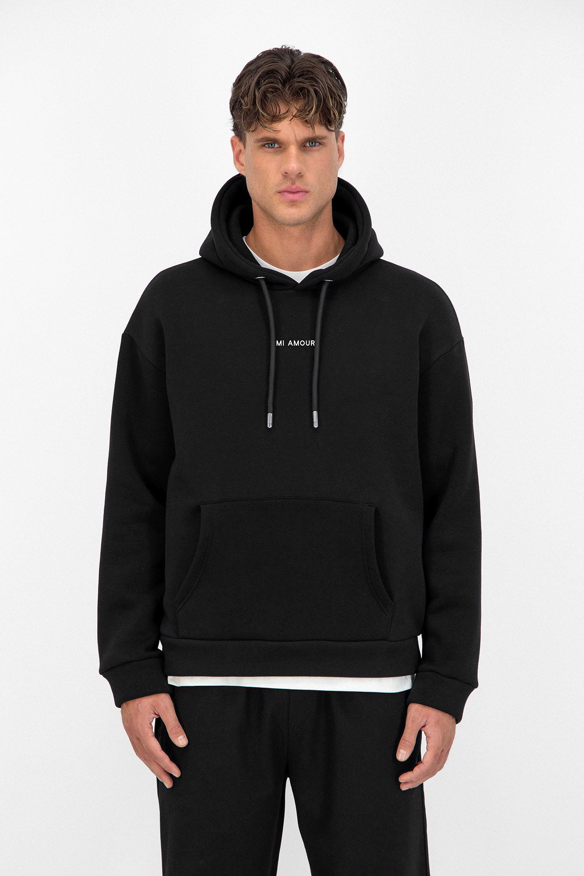 Hoodie noir "MI AMOUR"