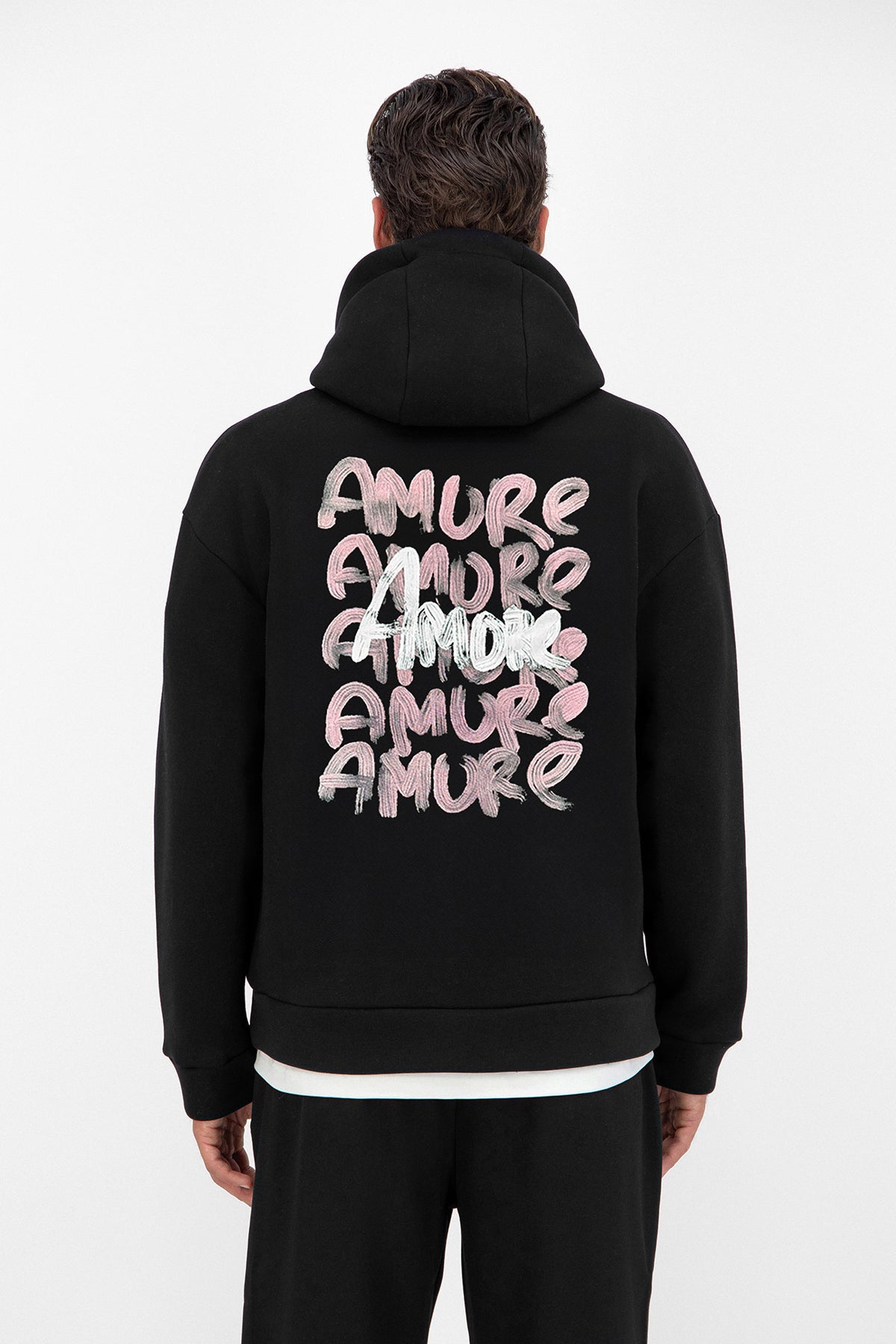 Hoodie noir "MI AMOUR"