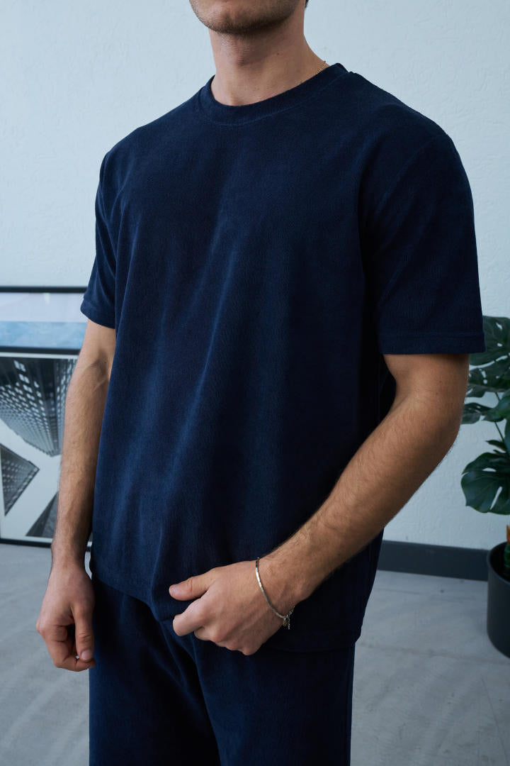 T-SHIRT OVERSIZE EFFET ÉPONGE