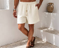 SHORT AMPLE EN COTON