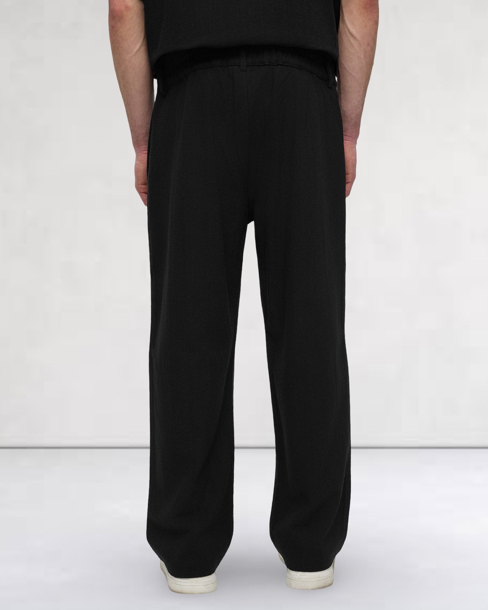 PANTALON EFFET LIN