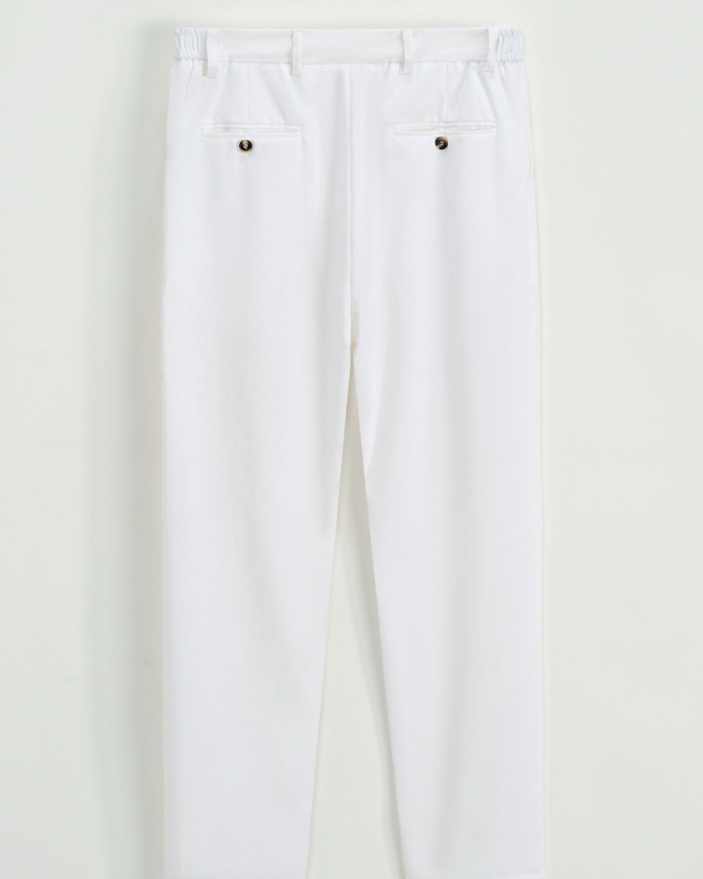 Pantalon tailleur coton lin