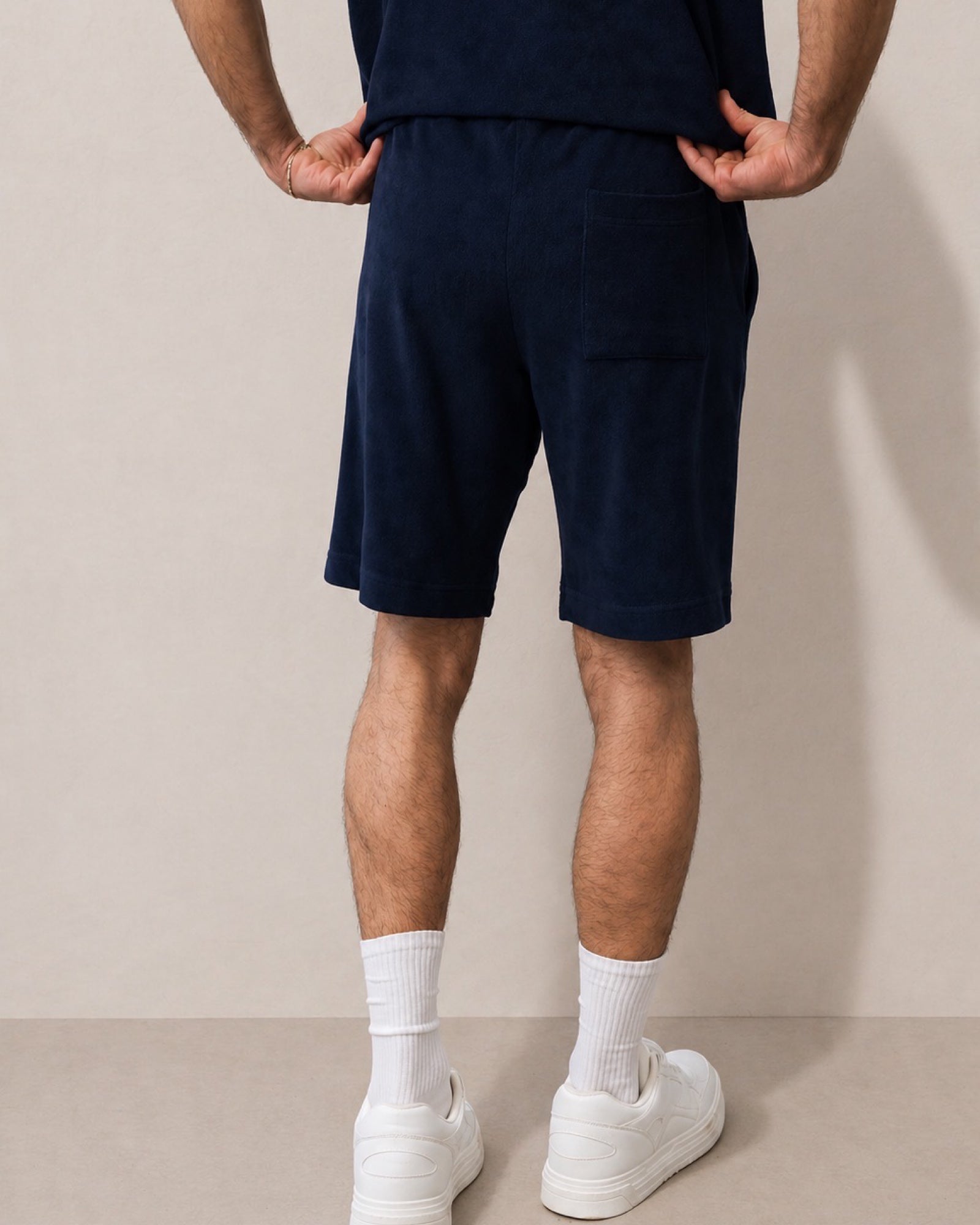 SHORT EFFET ÉPONGE REGULAR FIT