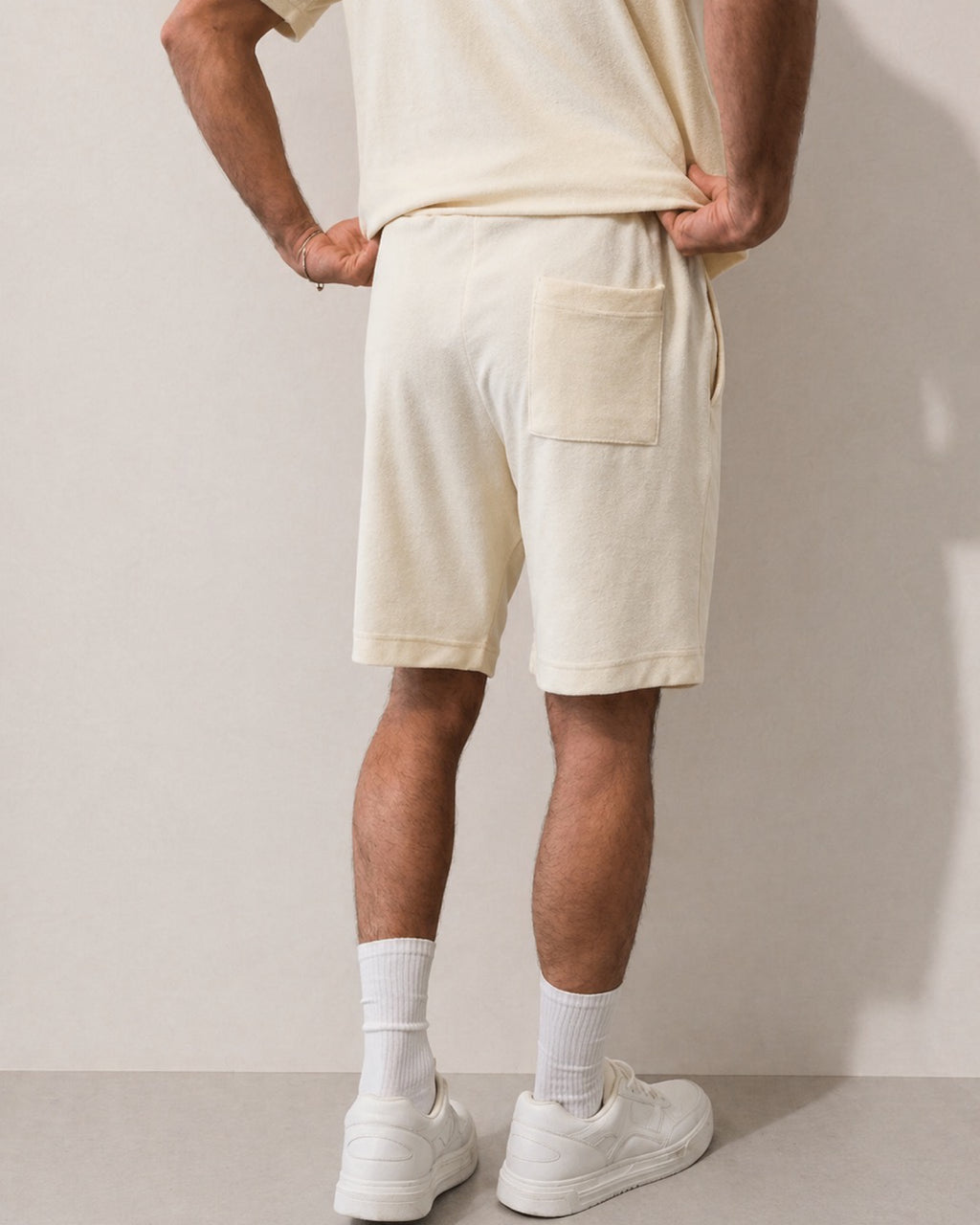 SHORT EFFET ÉPONGE REGULAR FIT