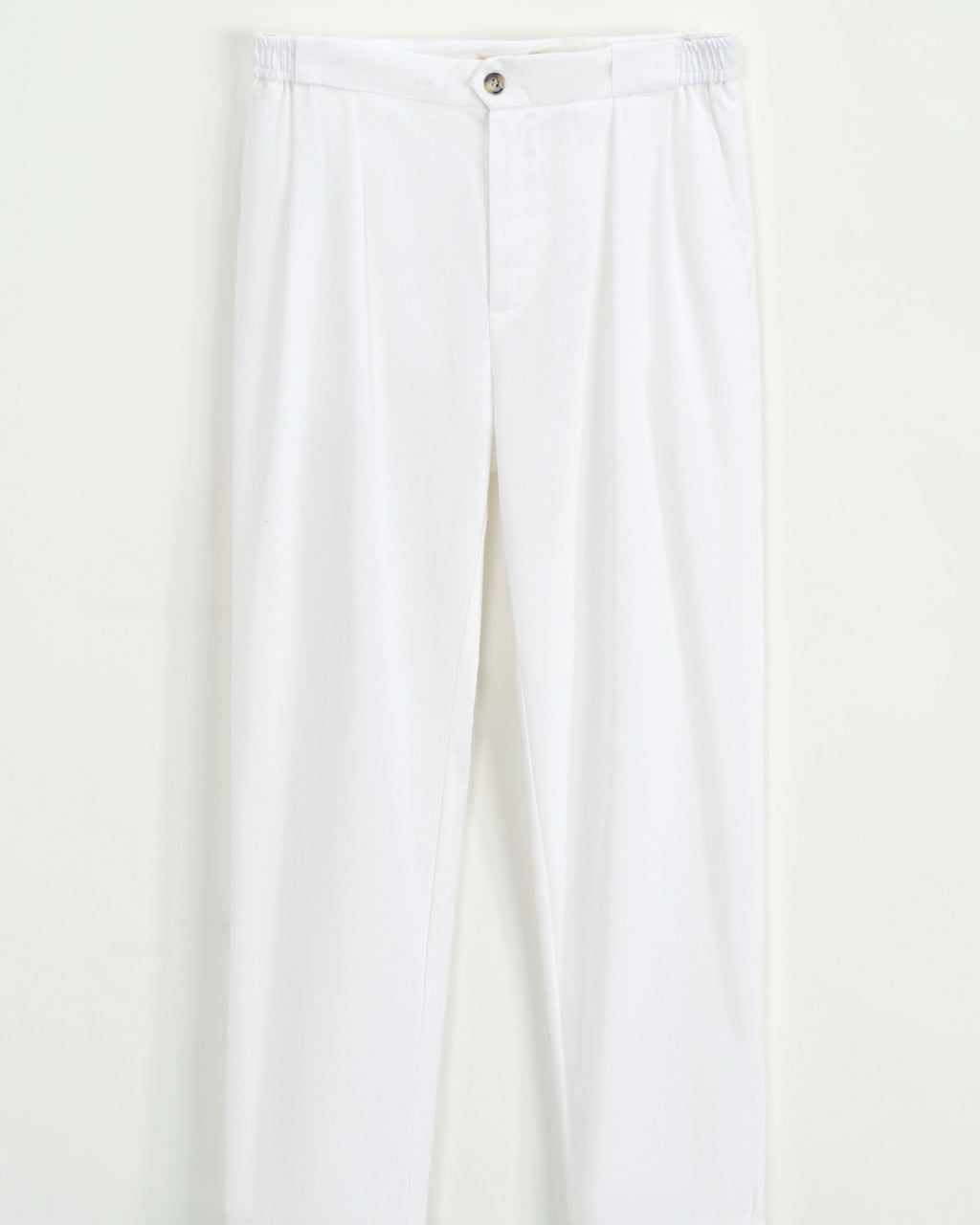 Pantalon tailleur coton lin