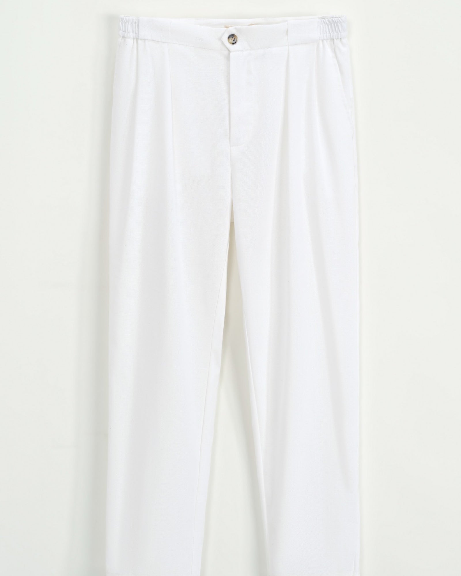 Pantalon tailleur coton lin