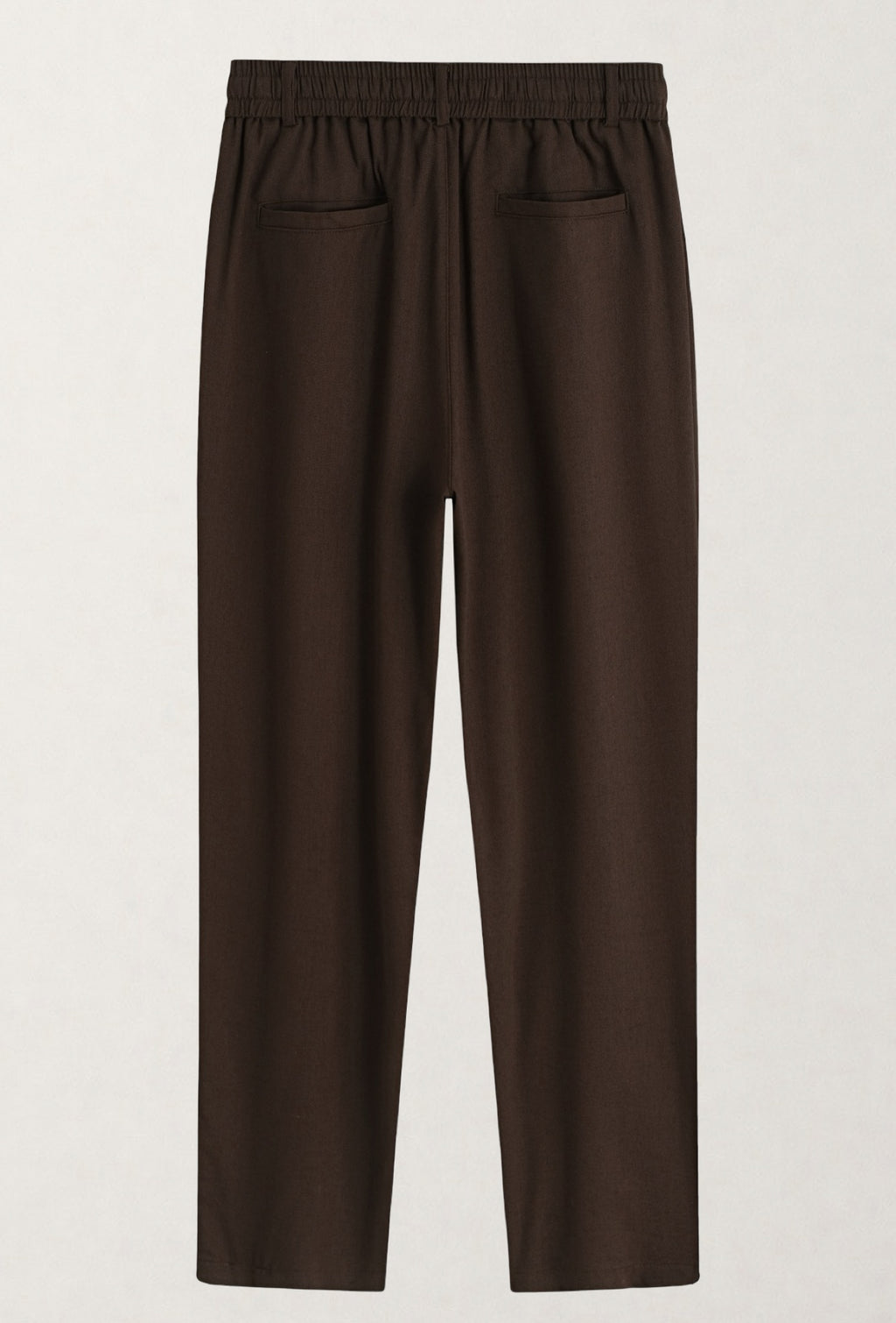 PANTALON EN TOILE UNI