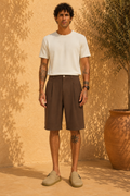SHORT A PINCES UNI LONG