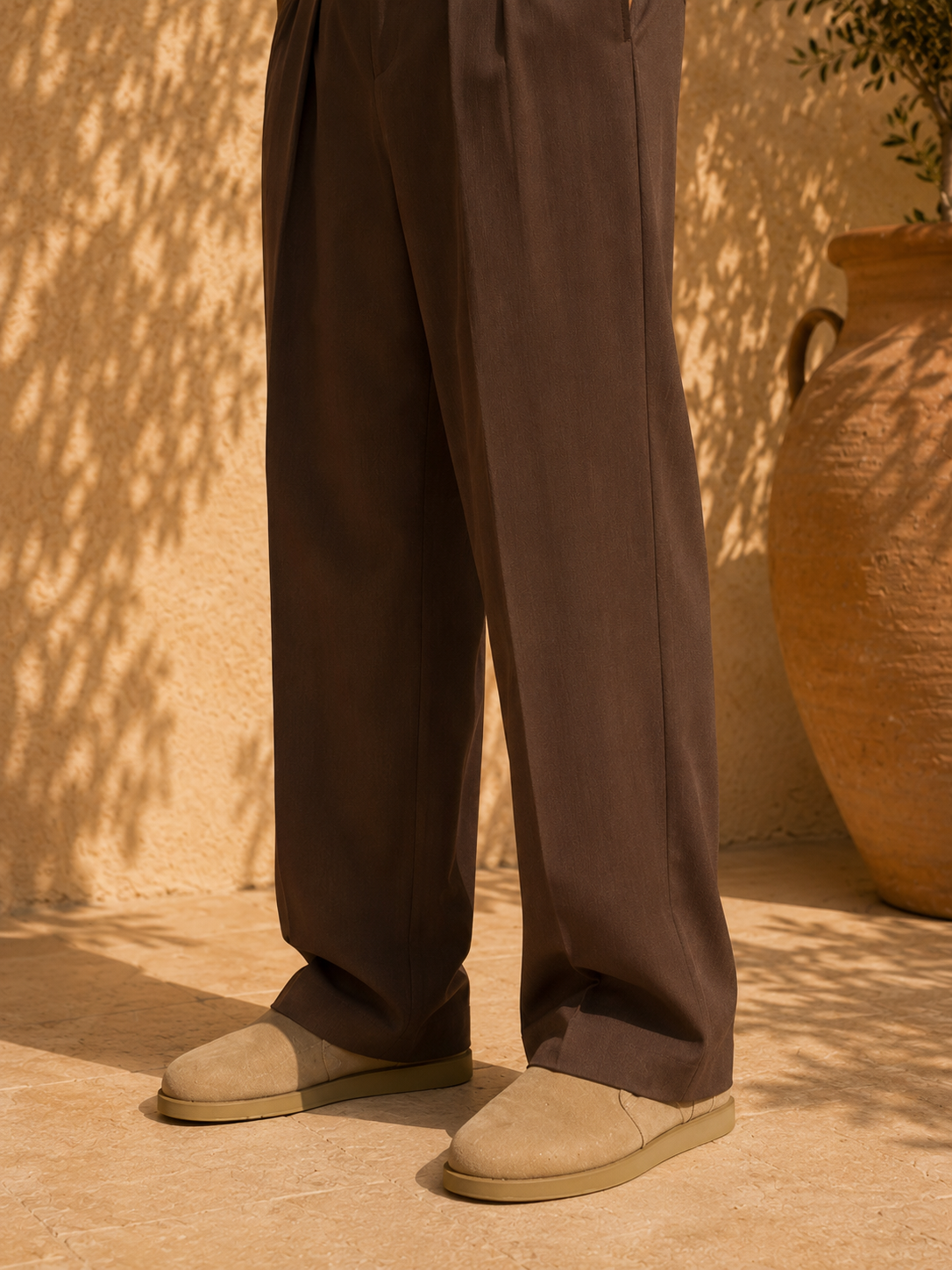PANTALON SOUPLE A PINCES