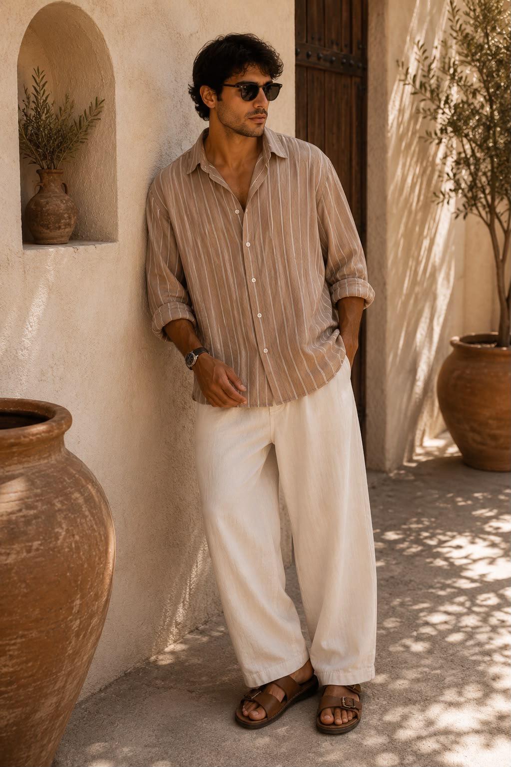 CHEMISE AMPLE RAYÉE