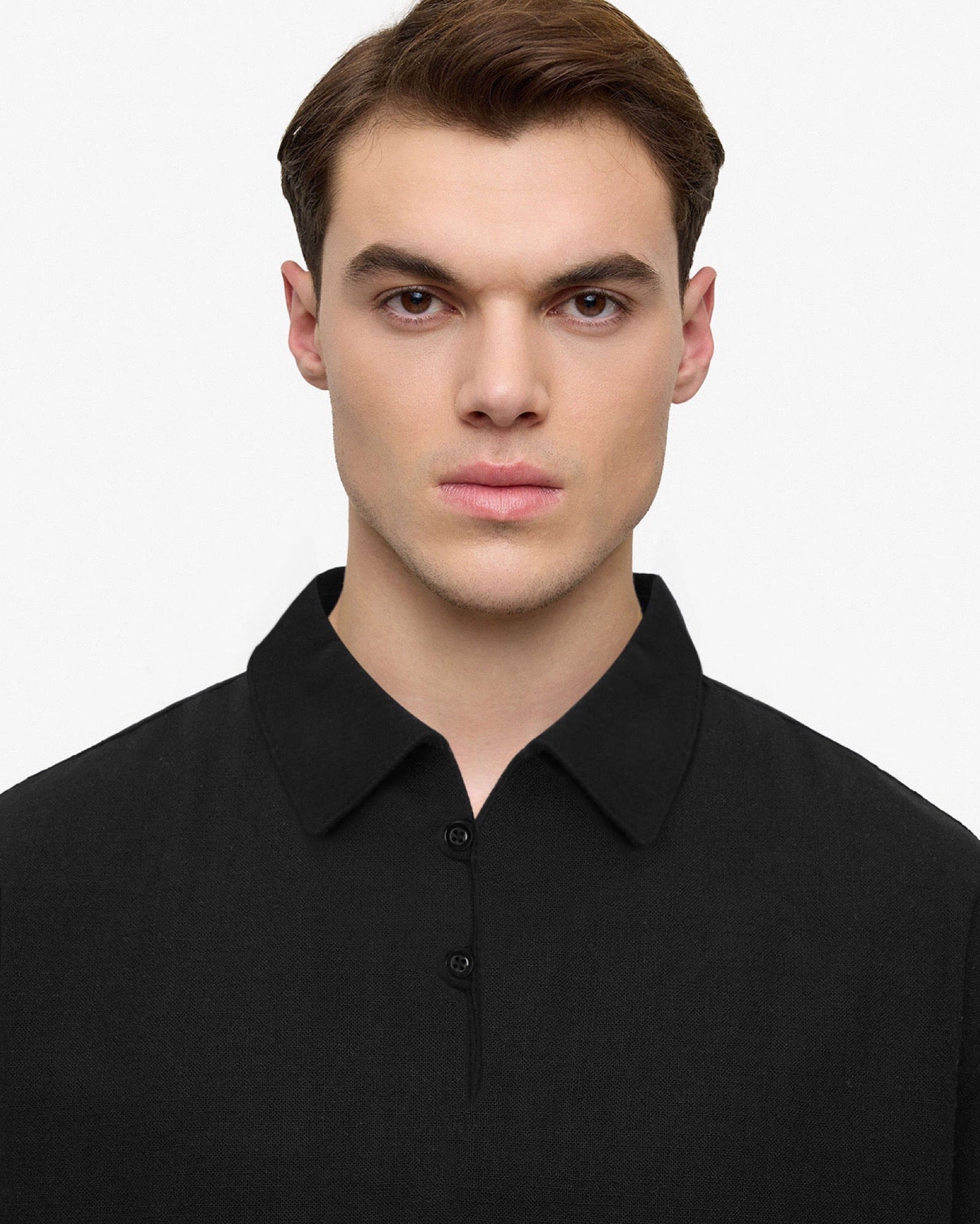 POLO OVERSIZE EFFET LIN