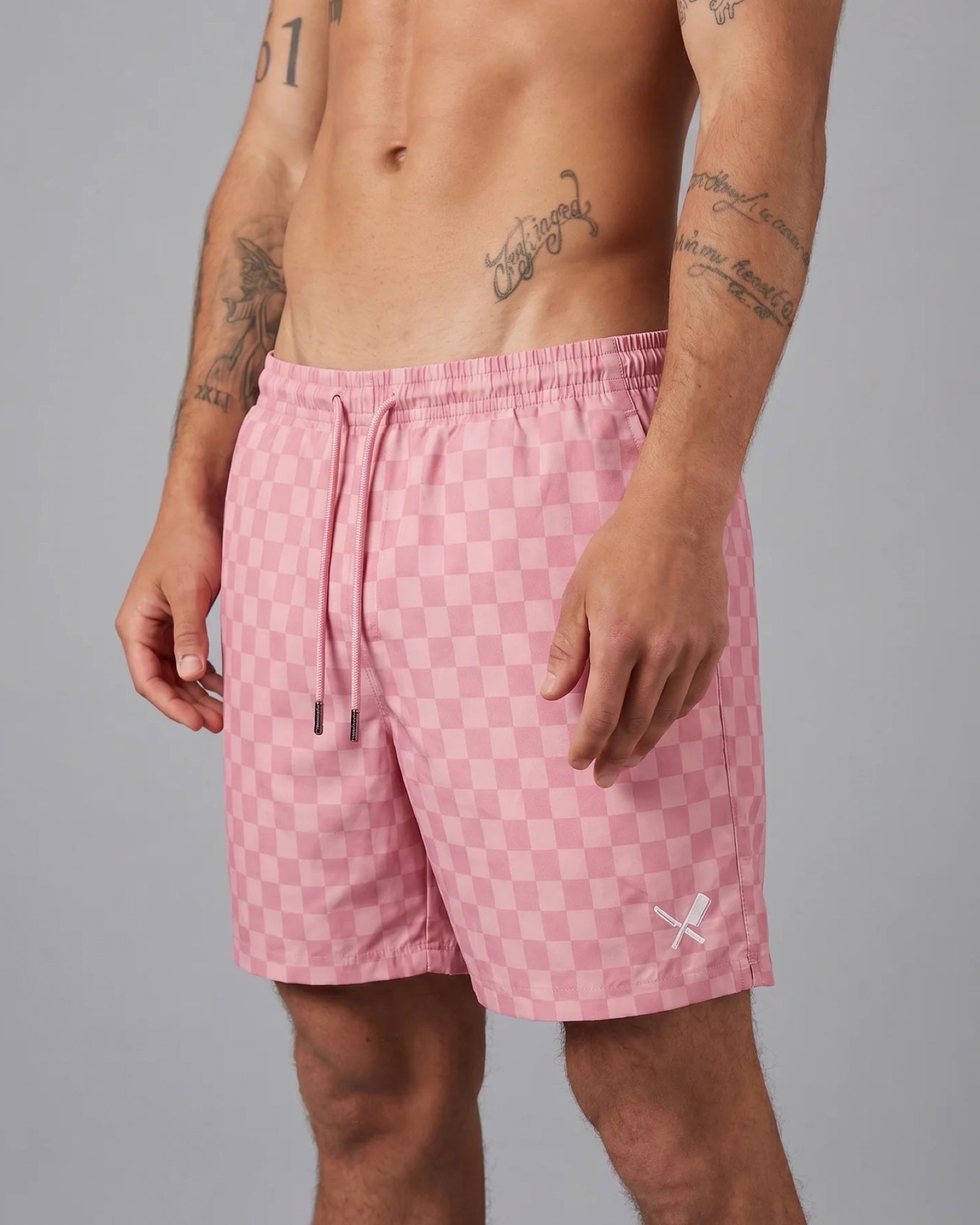 SHORT DE BAIN DAMIER