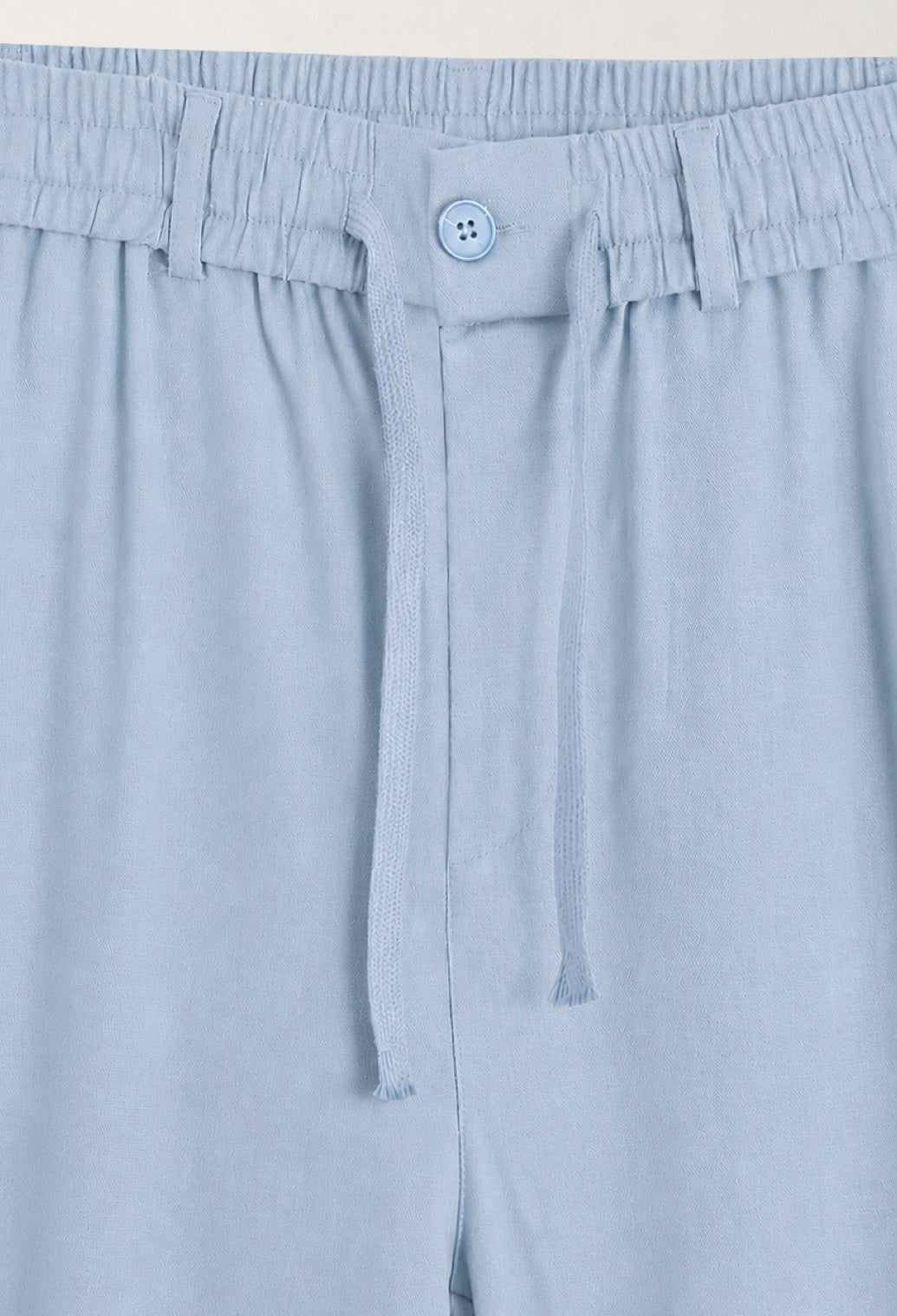 PANTALON EN TOILE UNI