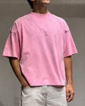 T-SHIRT BOXY A EMPIECEMENTS