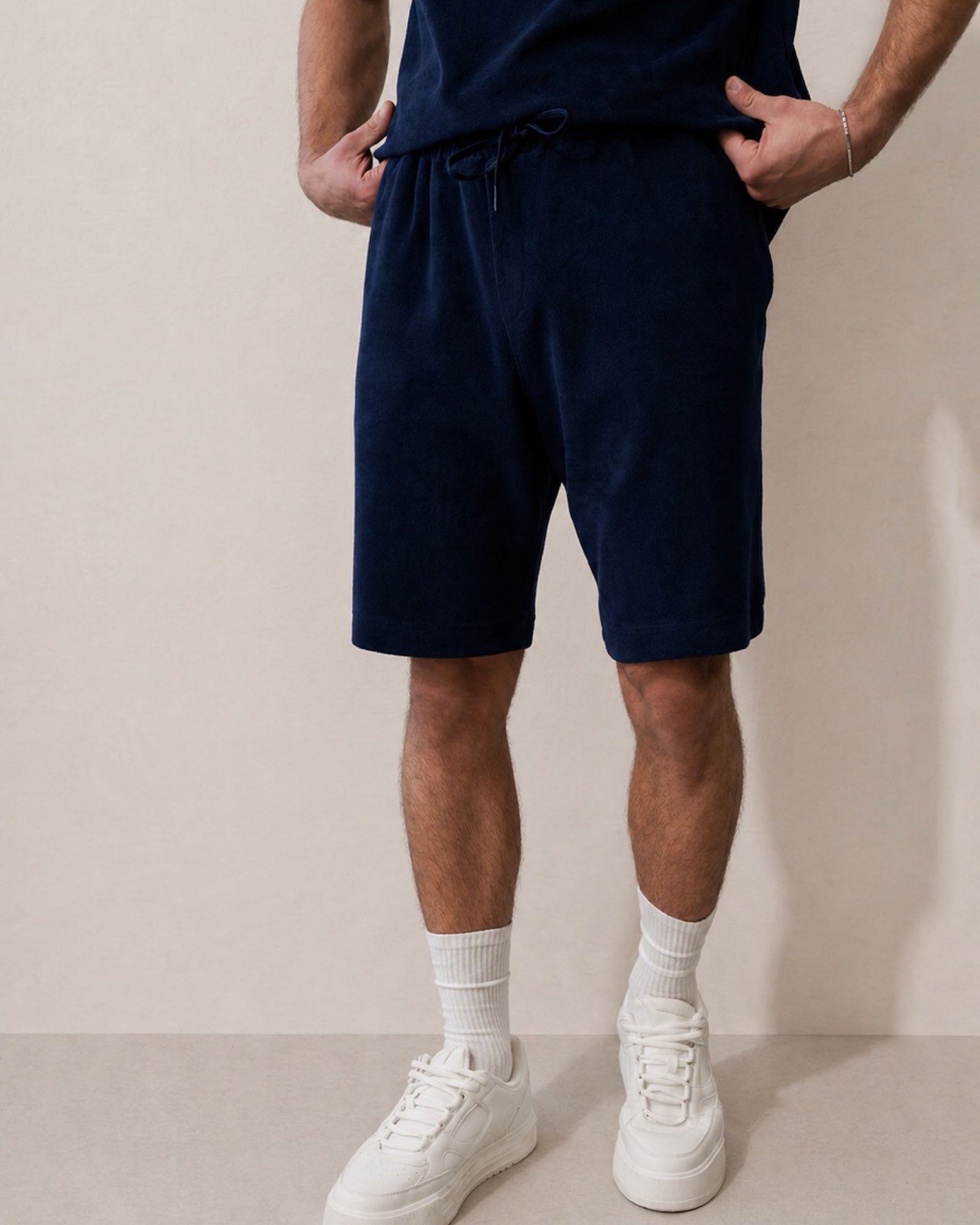 SHORT EFFET ÉPONGE REGULAR FIT