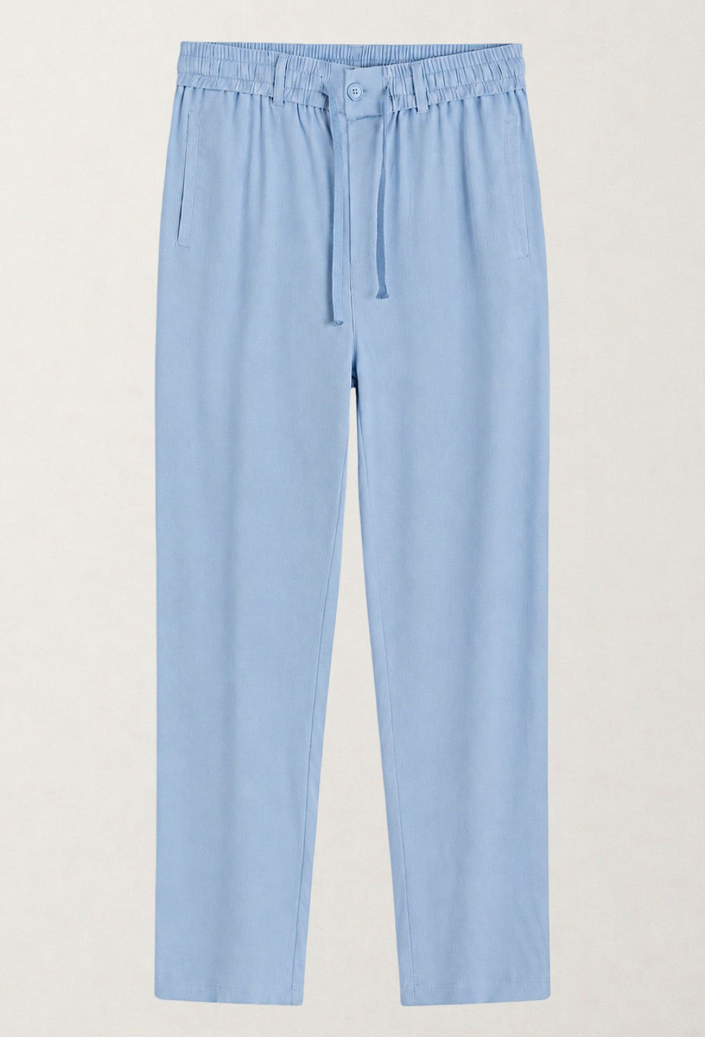 PANTALON EN TOILE UNI