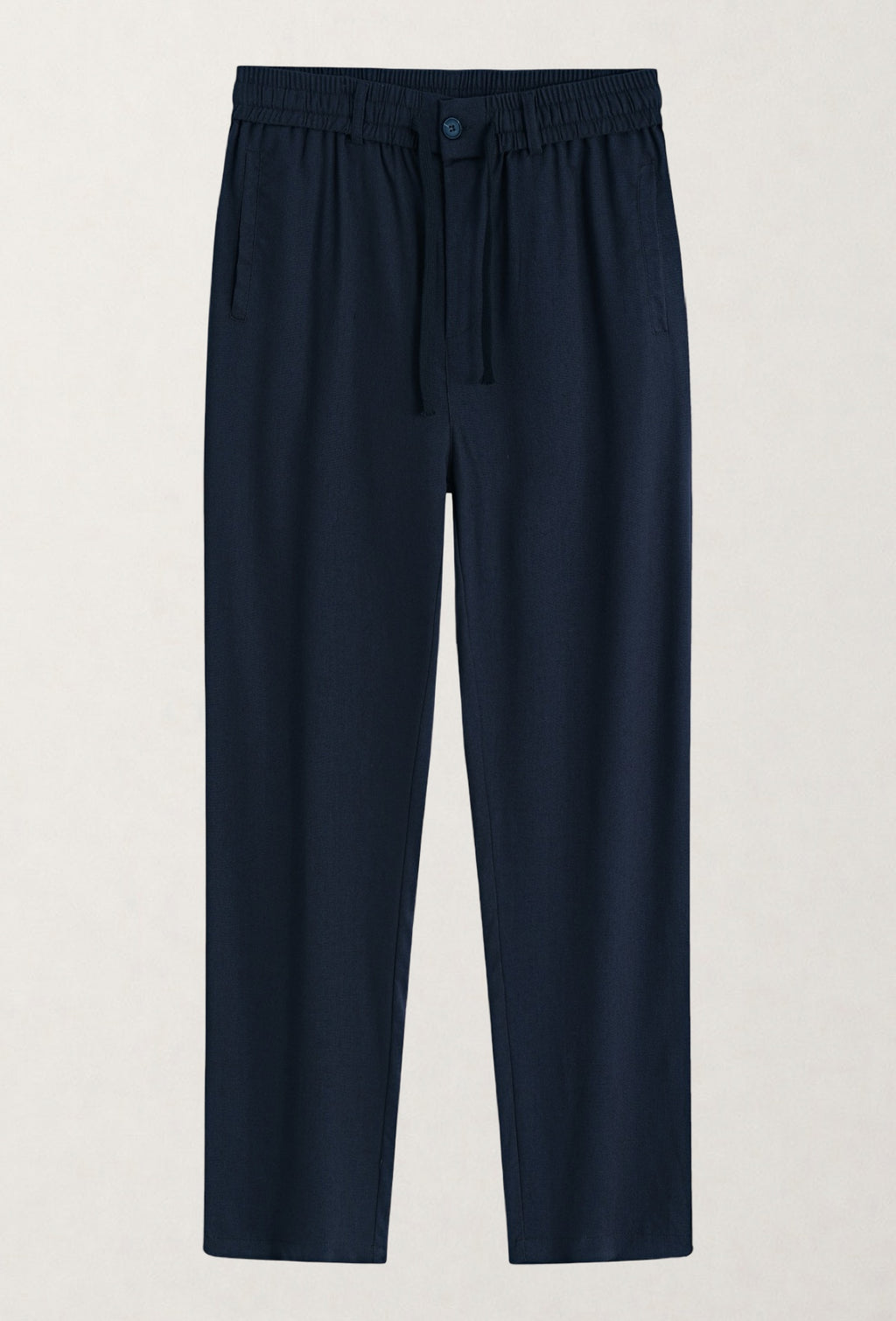 PANTALON EN TOILE UNI