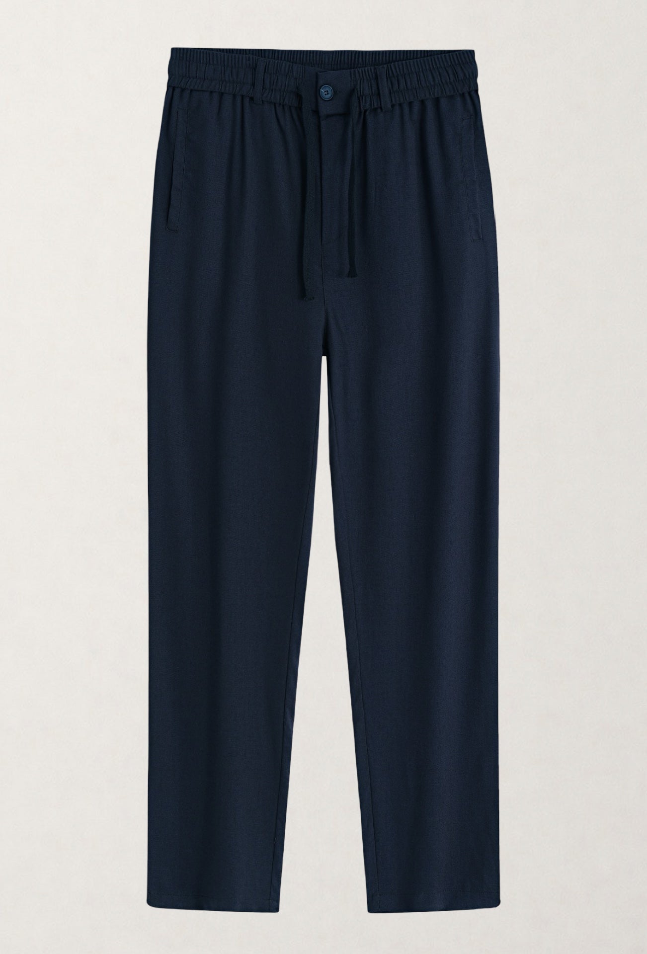 PANTALON EN TOILE UNI