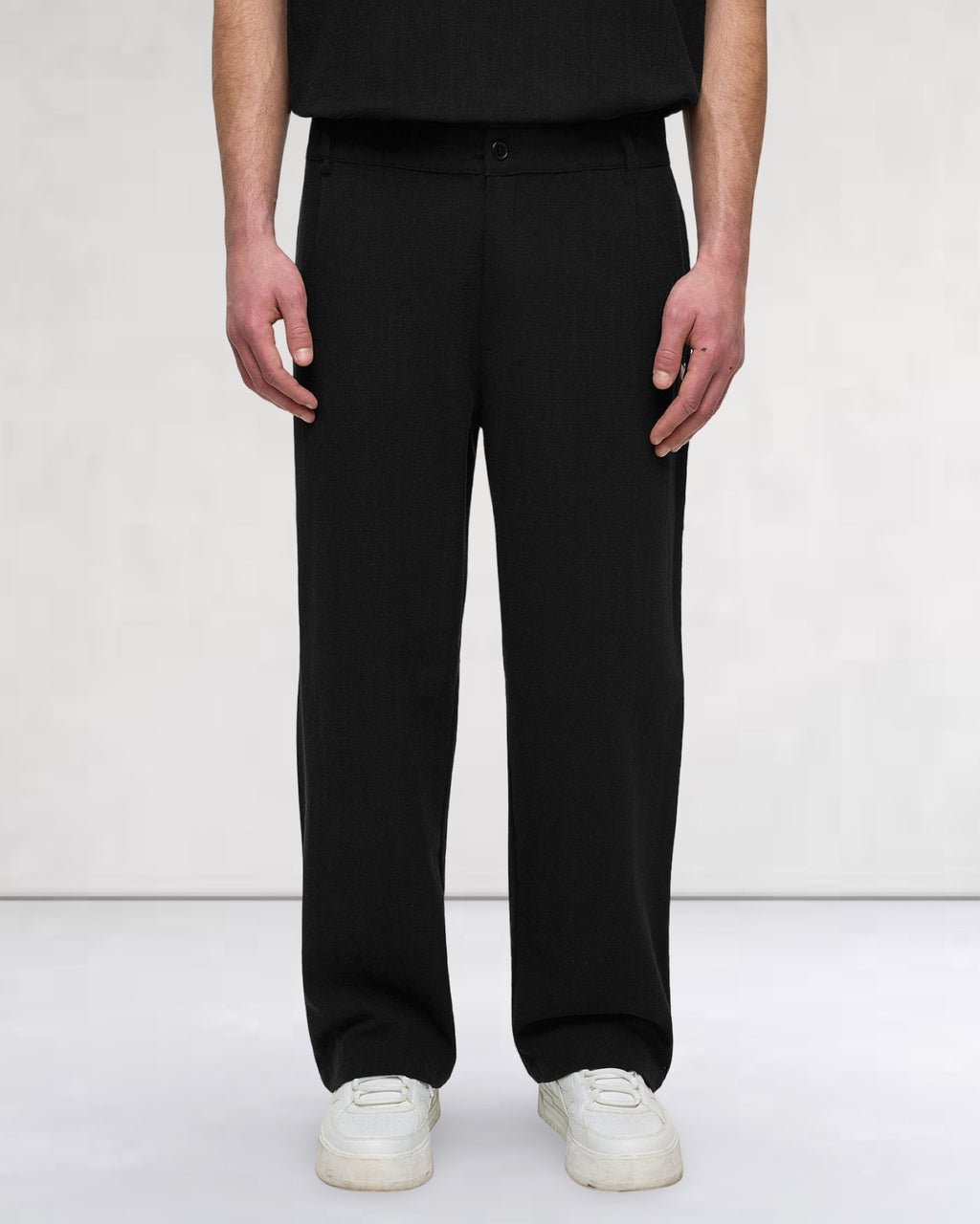 PANTALON EFFET LIN