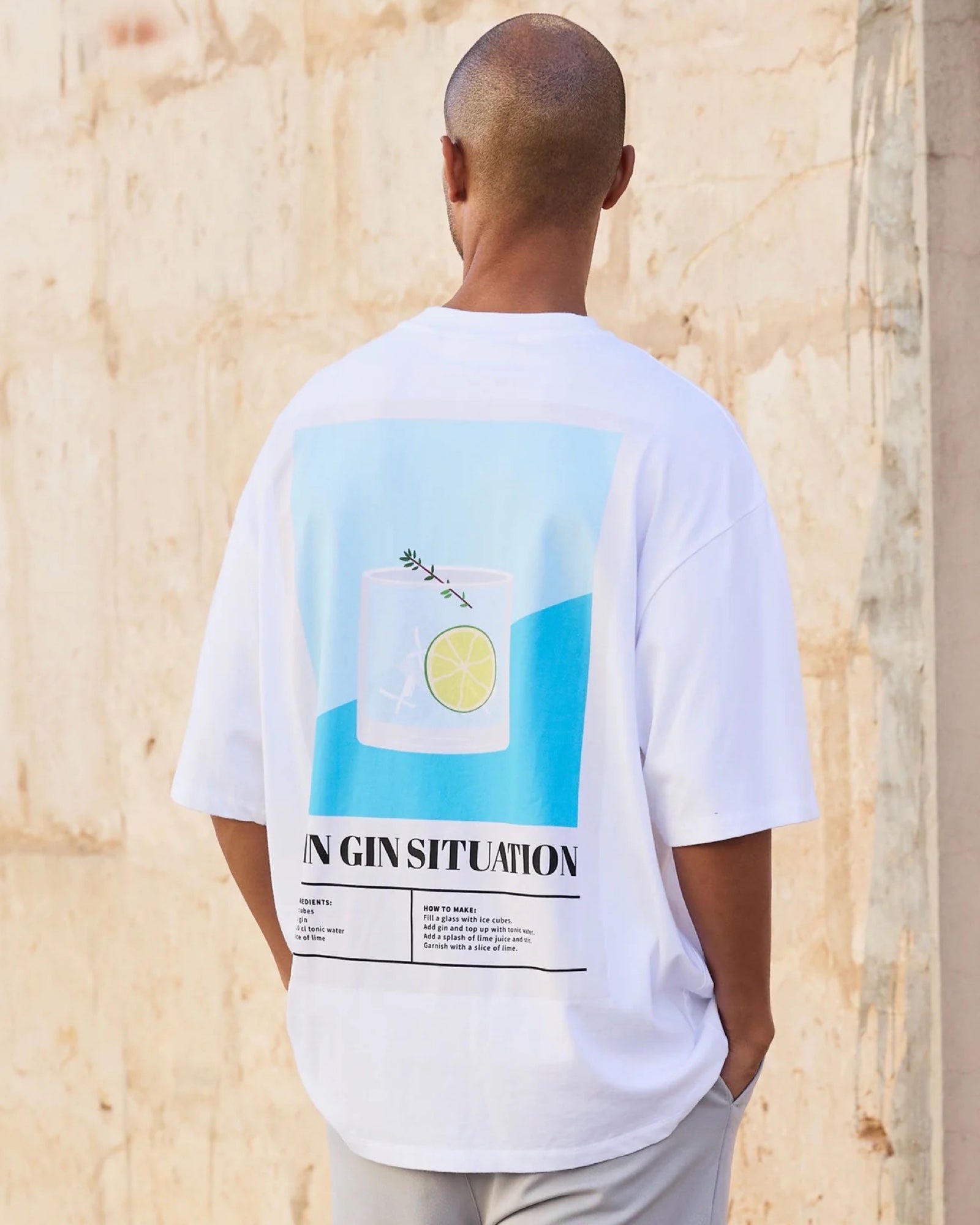 T-SHIRT GIN GIN OVERSIZE