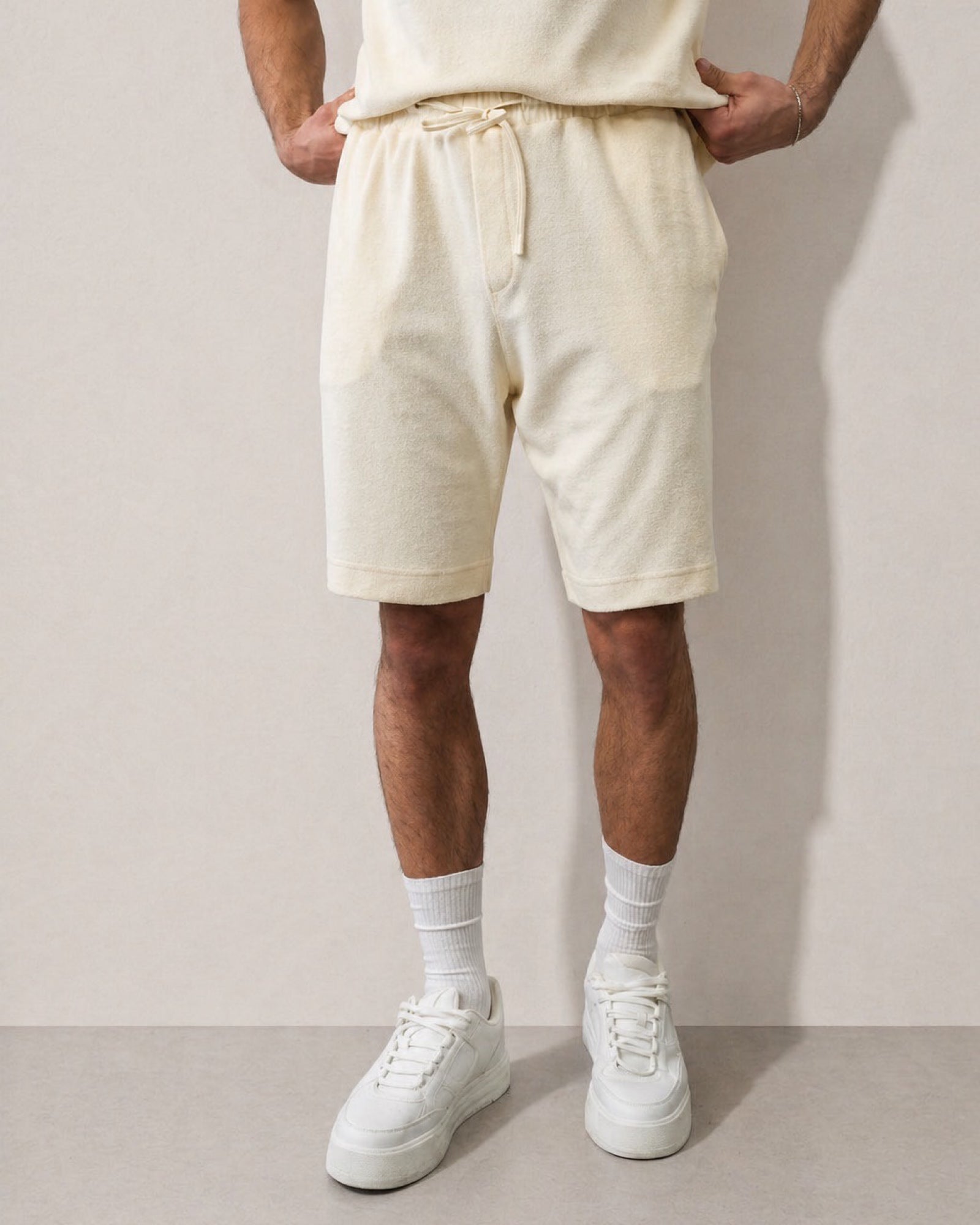SHORT EFFET ÉPONGE REGULAR FIT