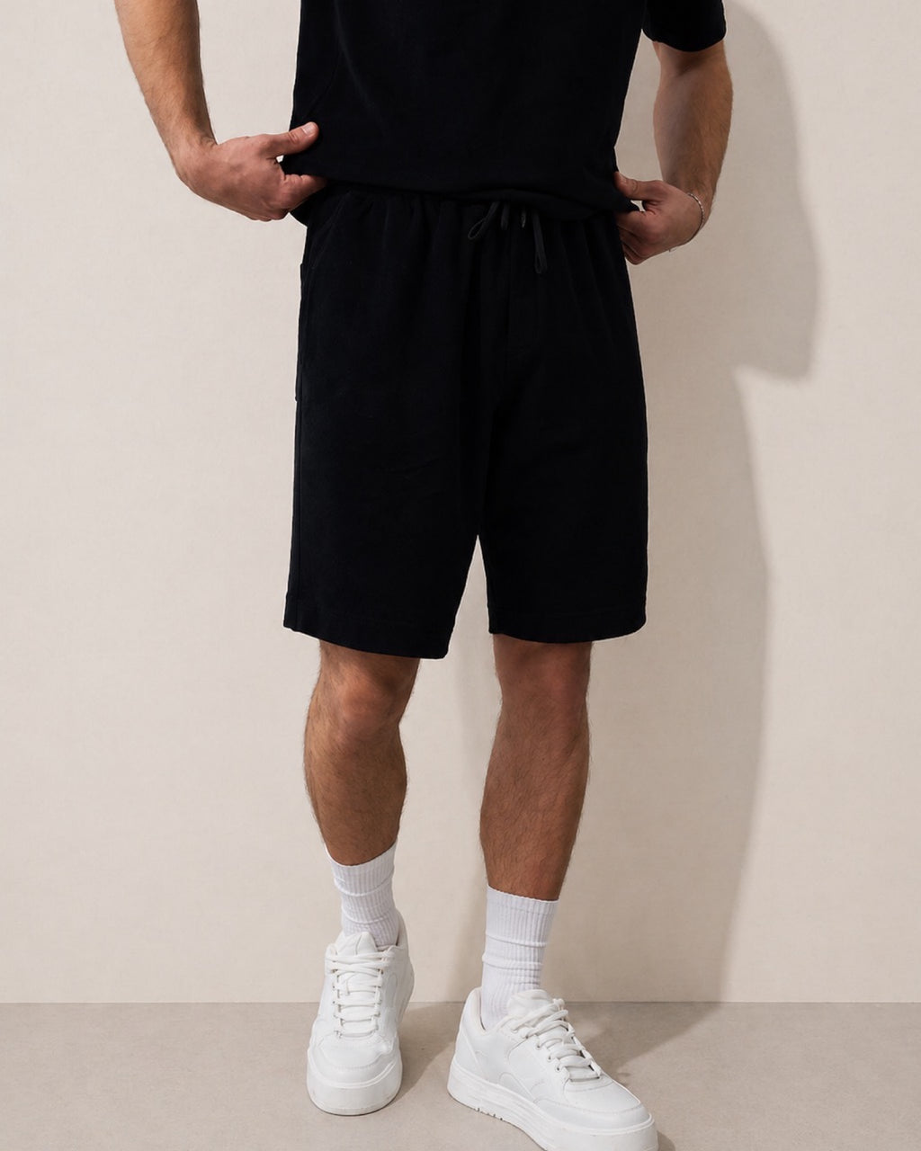 SHORT EFFET ÉPONGE REGULAR FIT