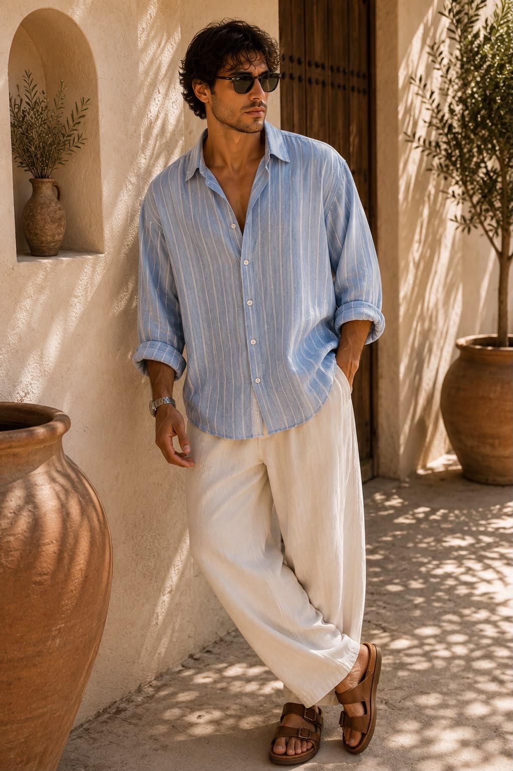 CHEMISE AMPLE RAYÉE