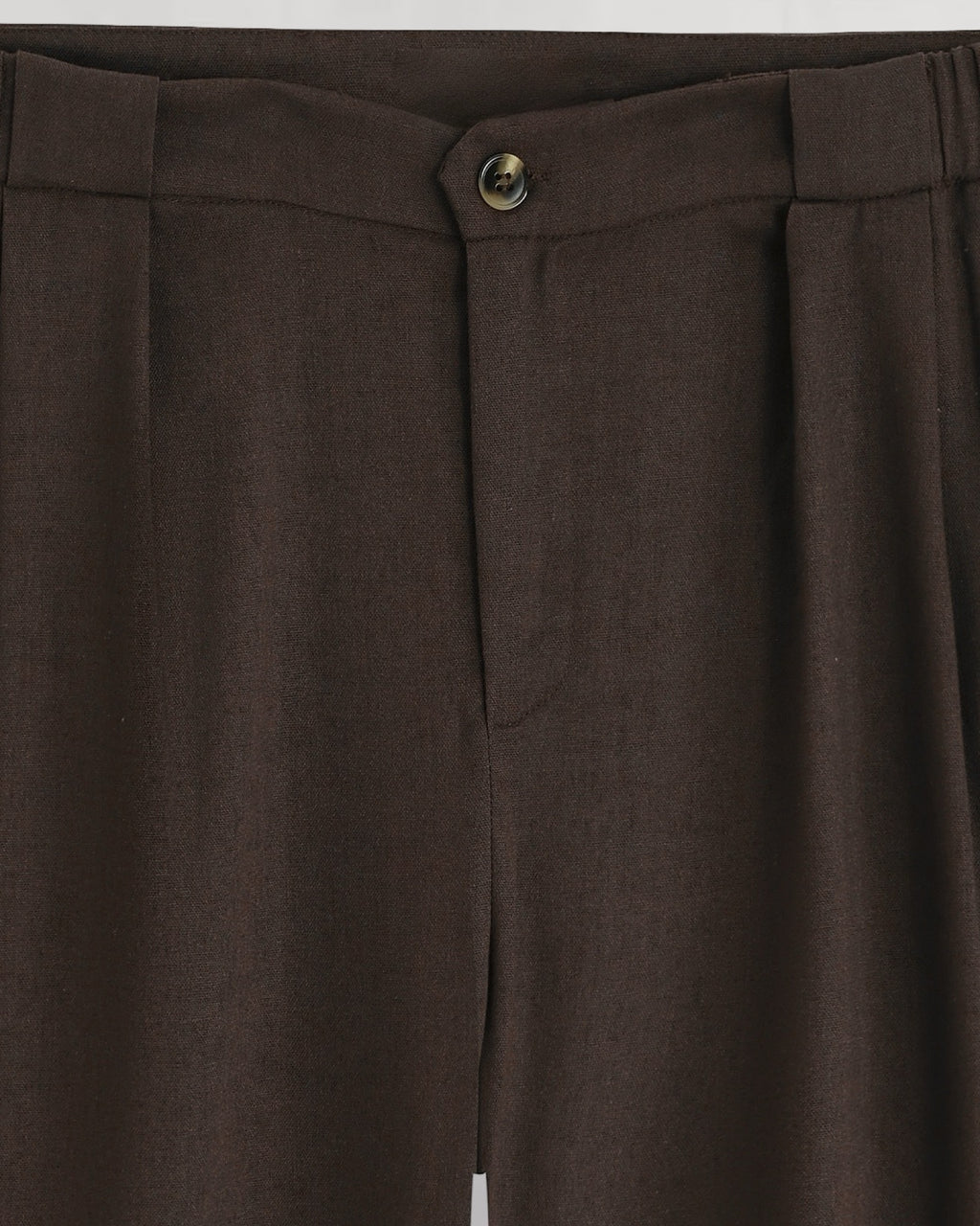 Pantalon tailleur coton lin