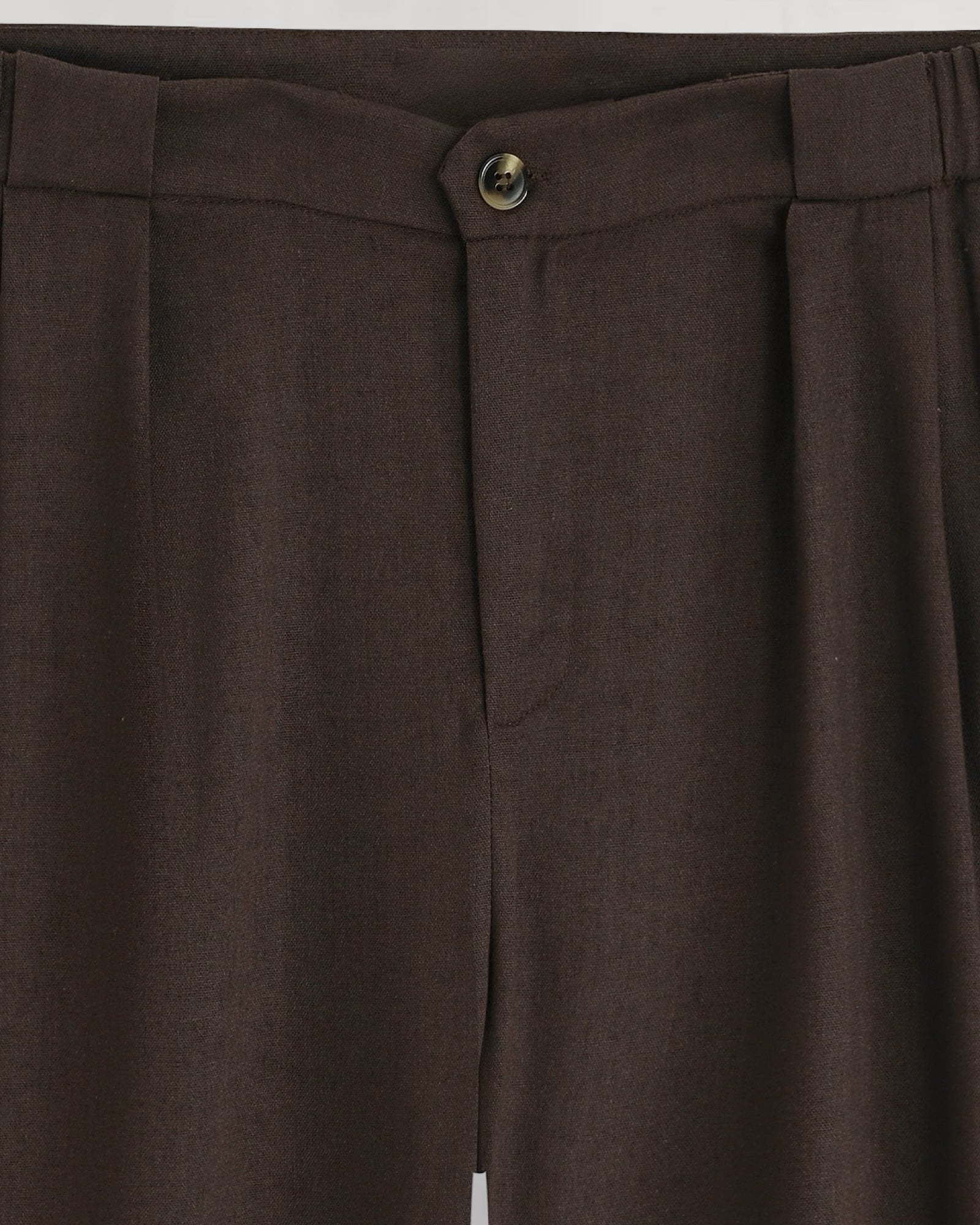 Pantalon tailleur coton lin