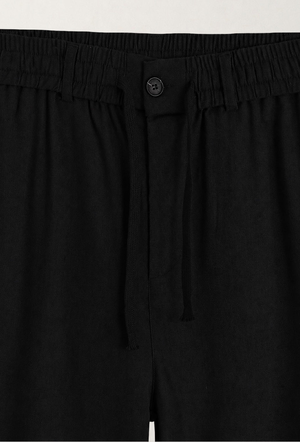 PANTALON EN TOILE UNI