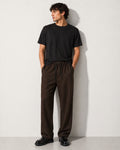 Pantalon tailleur coton lin