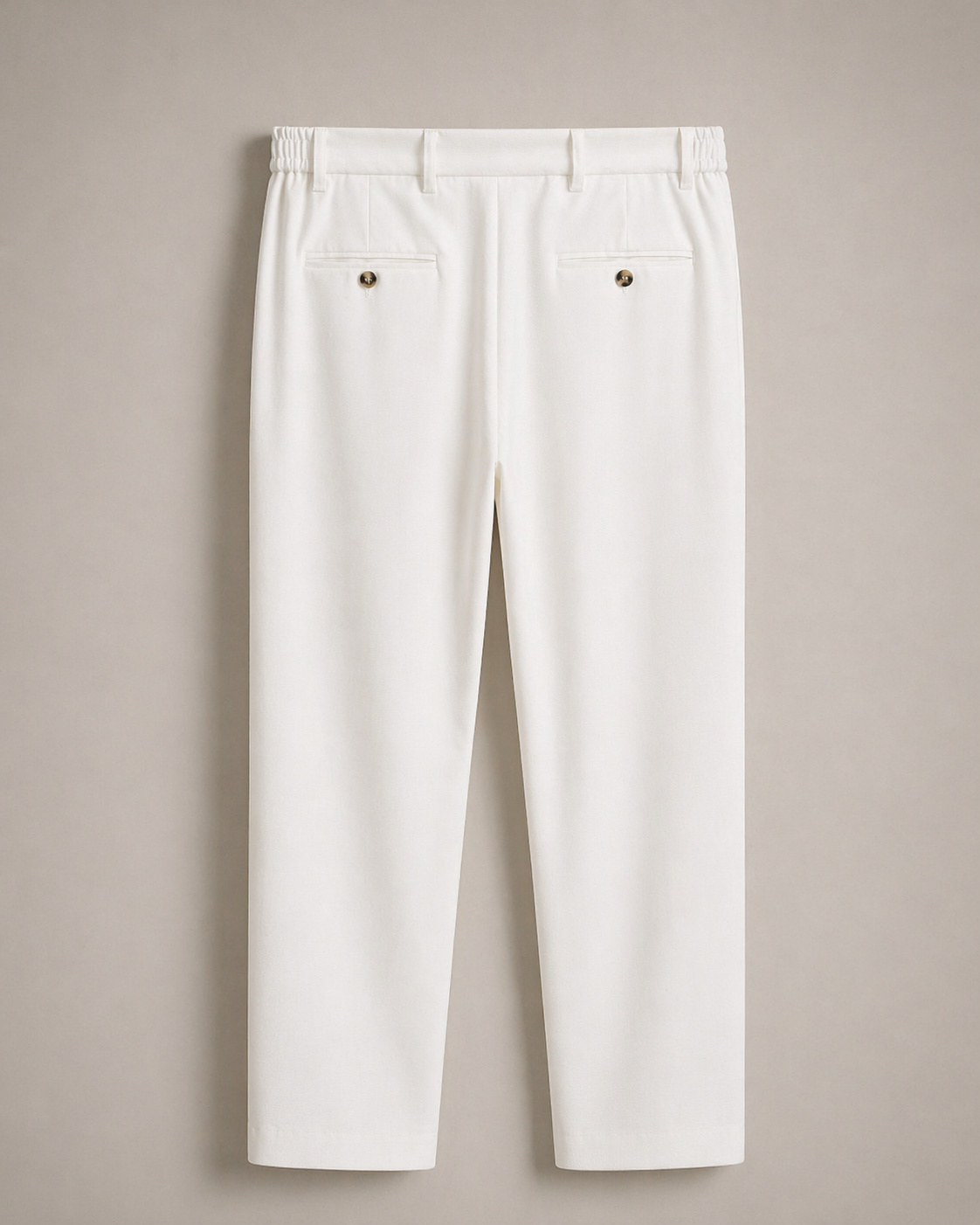 Pantalon tailleur coton lin