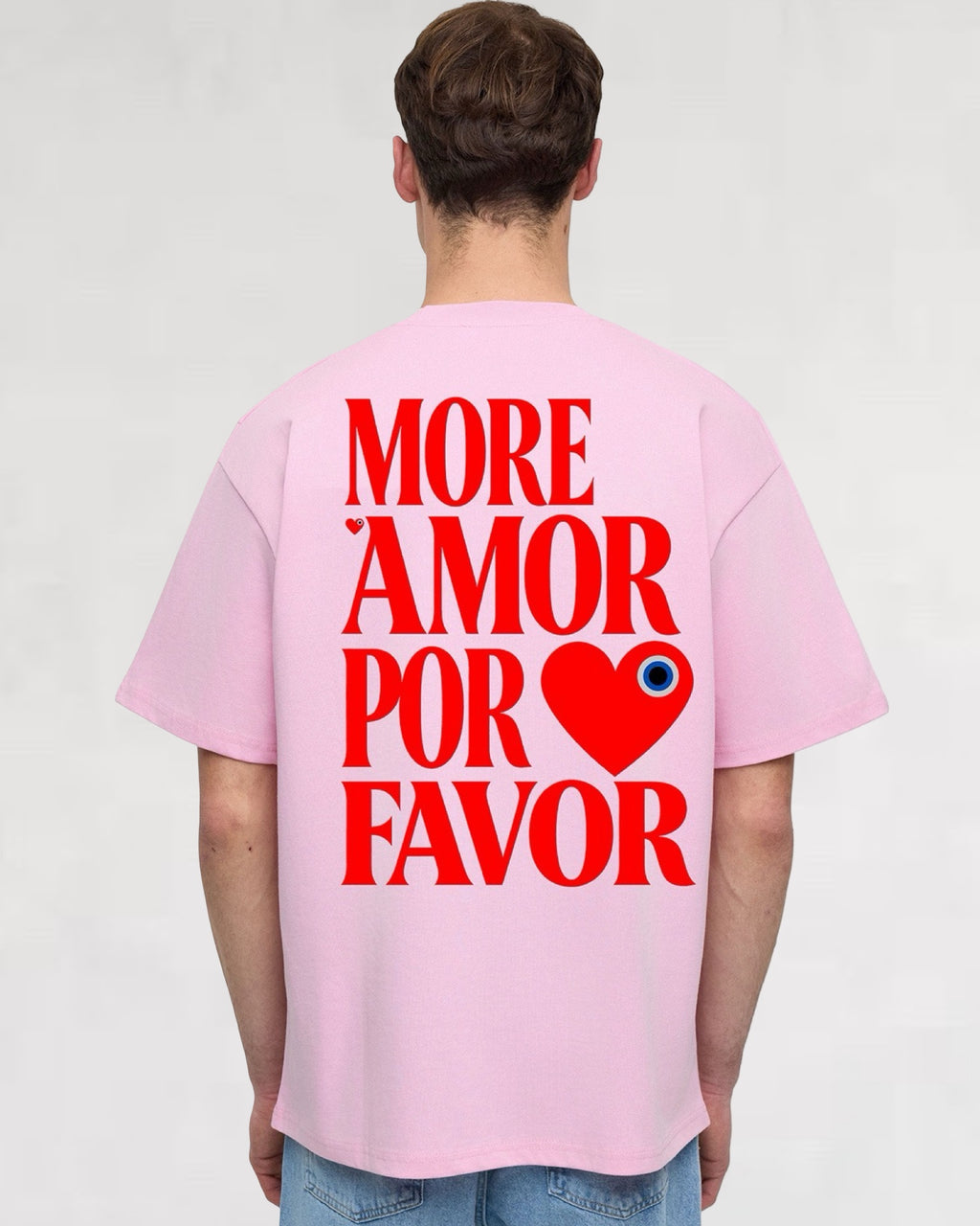 T-SHIRT REGULAR MORE AMOR ROSE