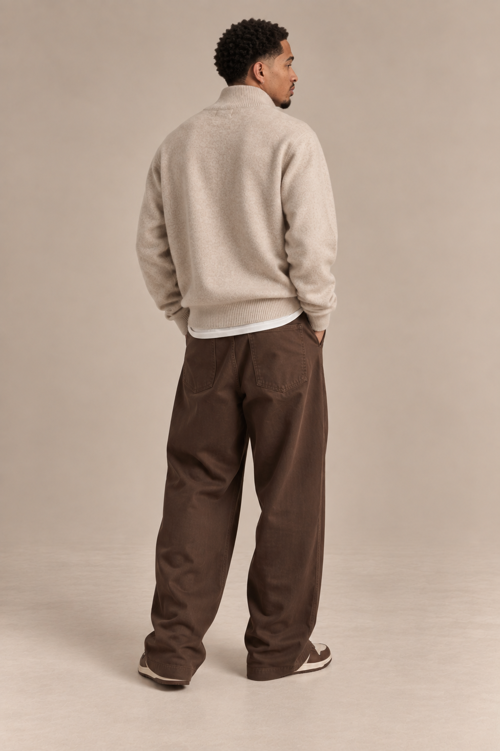 PULL EN MAILLE ZIPÉE