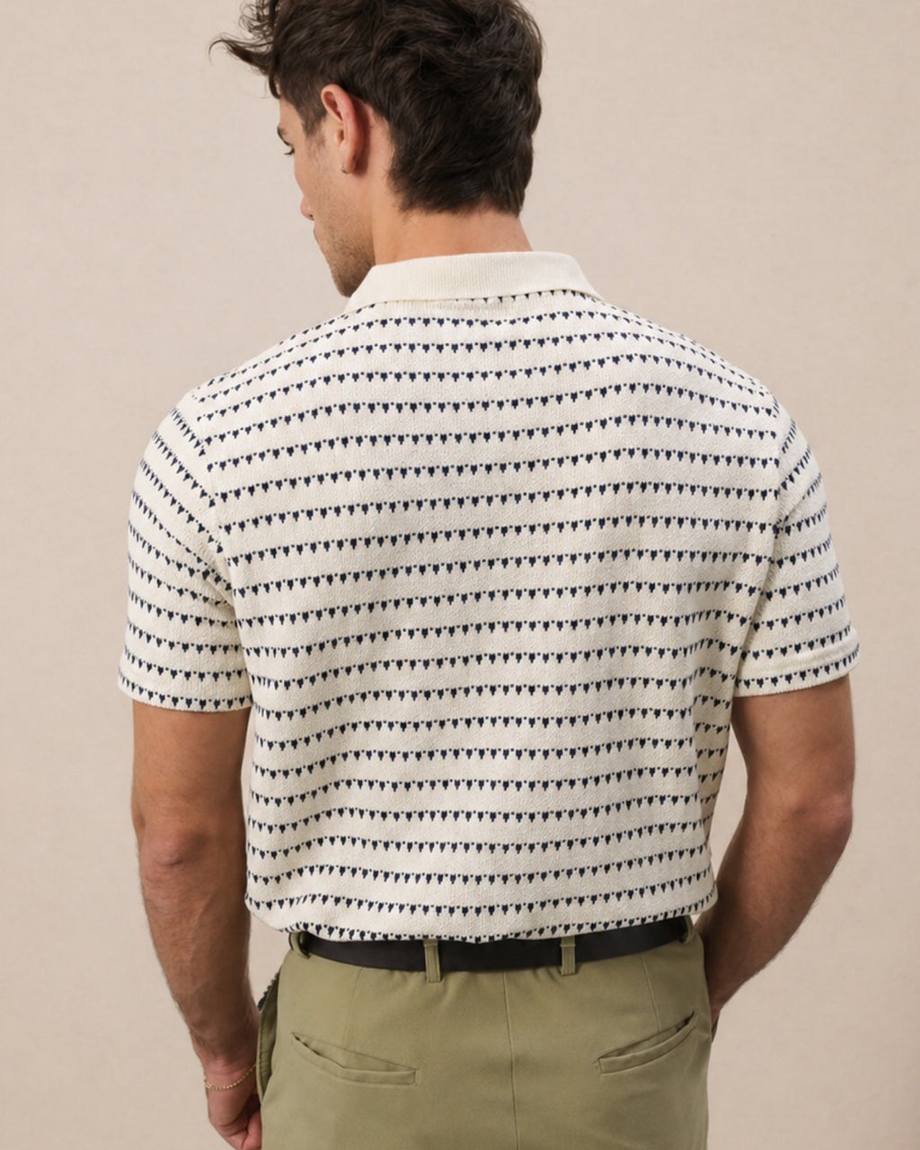 POLO BOUTONNÉ OVERSIZE A POIS