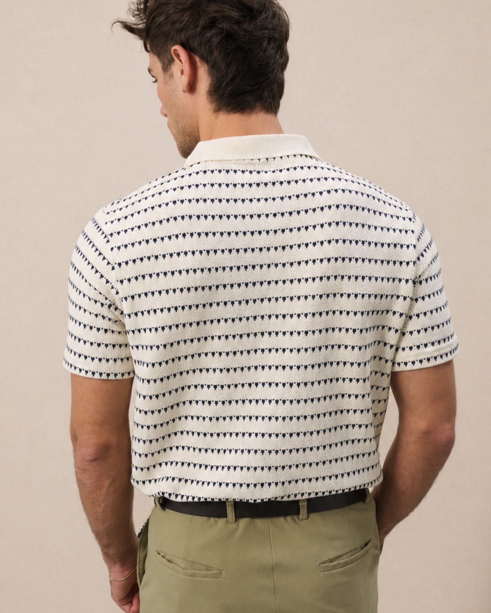 POLO BOUTONNÉ OVERSIZE A POIS