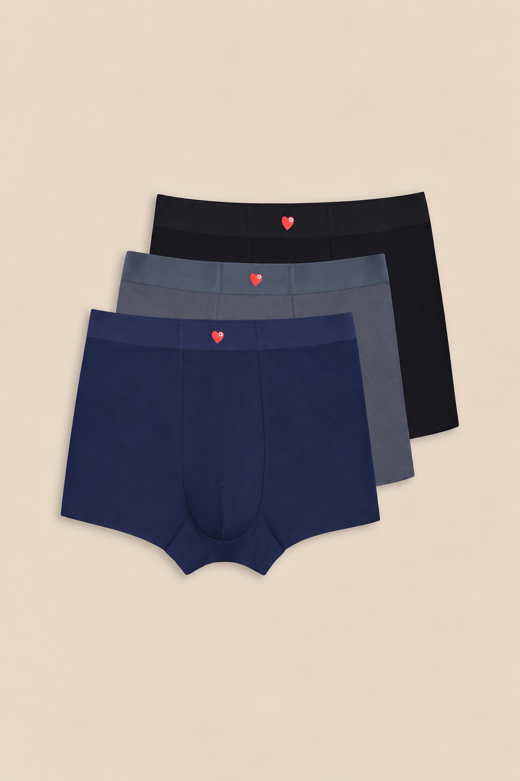 CALEÇONS COEUR X3