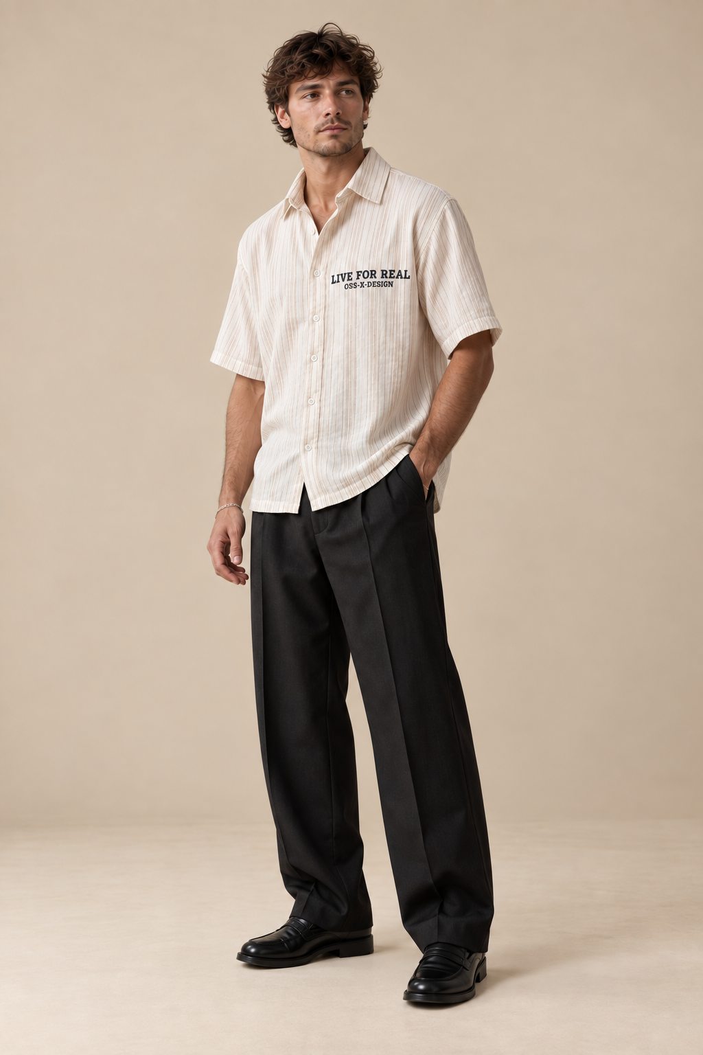 CHEMISE FLUIDE LIVE FOR REAL