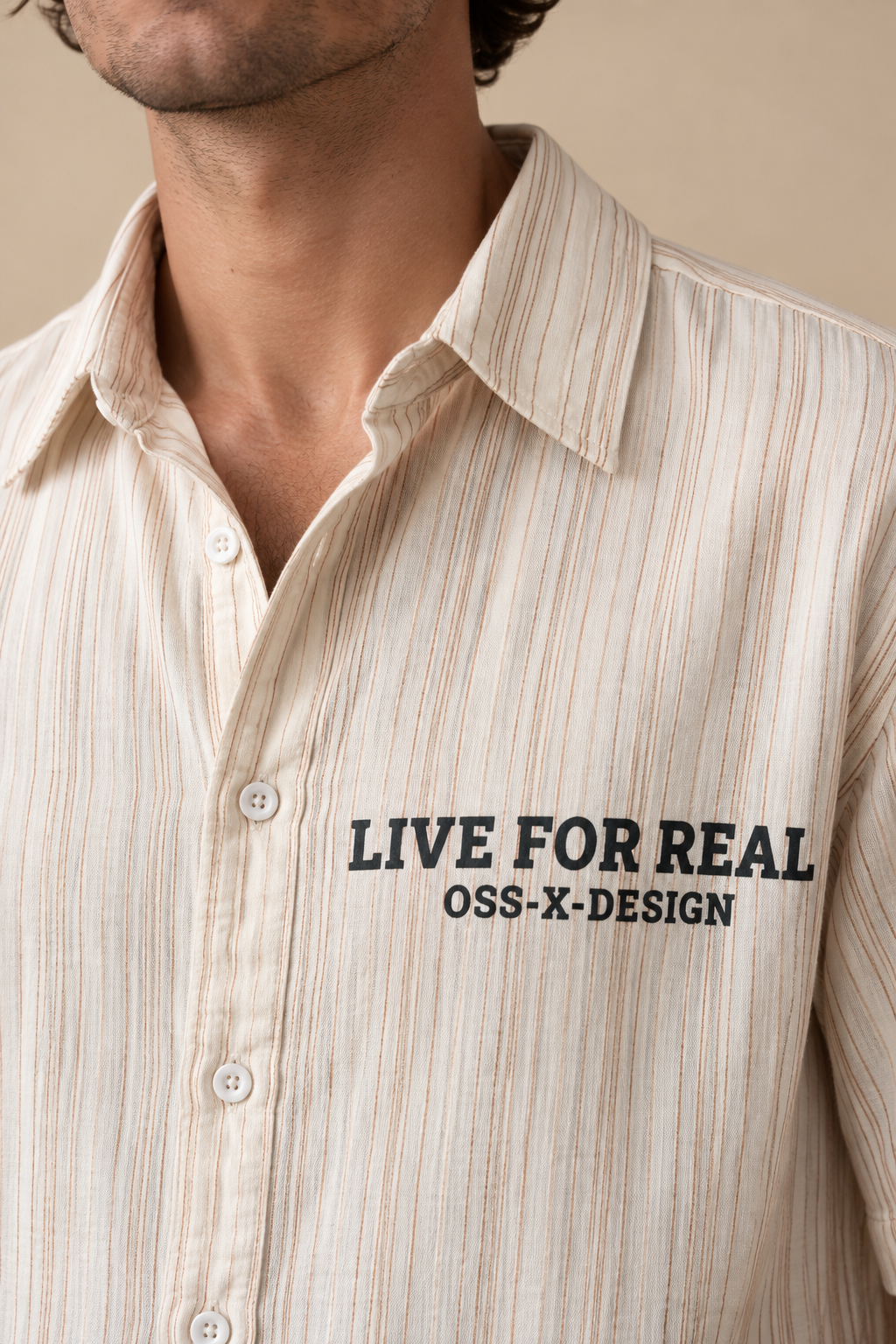 CHEMISE FLUIDE LIVE FOR REAL